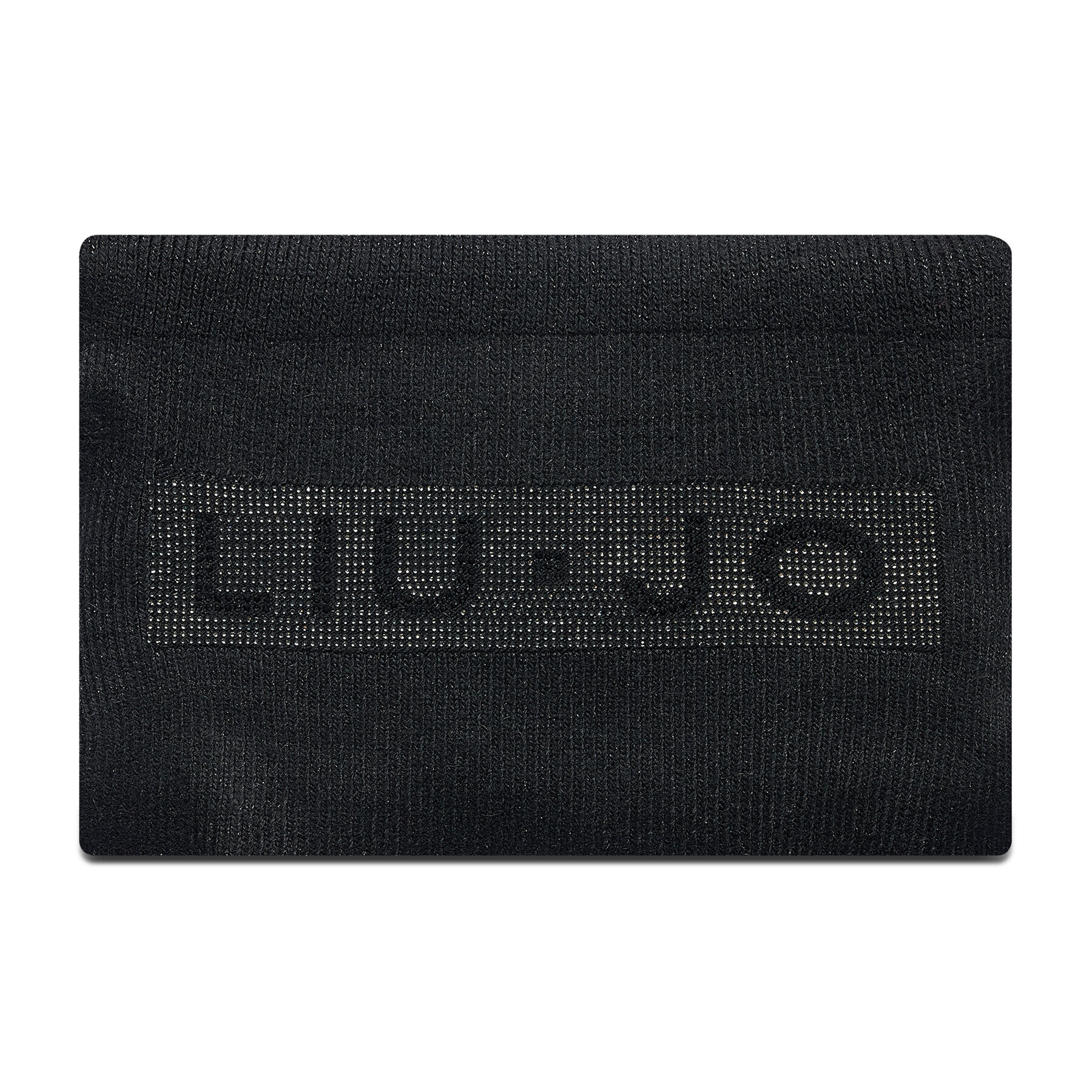 Liu Jo Ruta Sciarpa Logo Strass 3F1012 M0300 Črna - Pepit.si