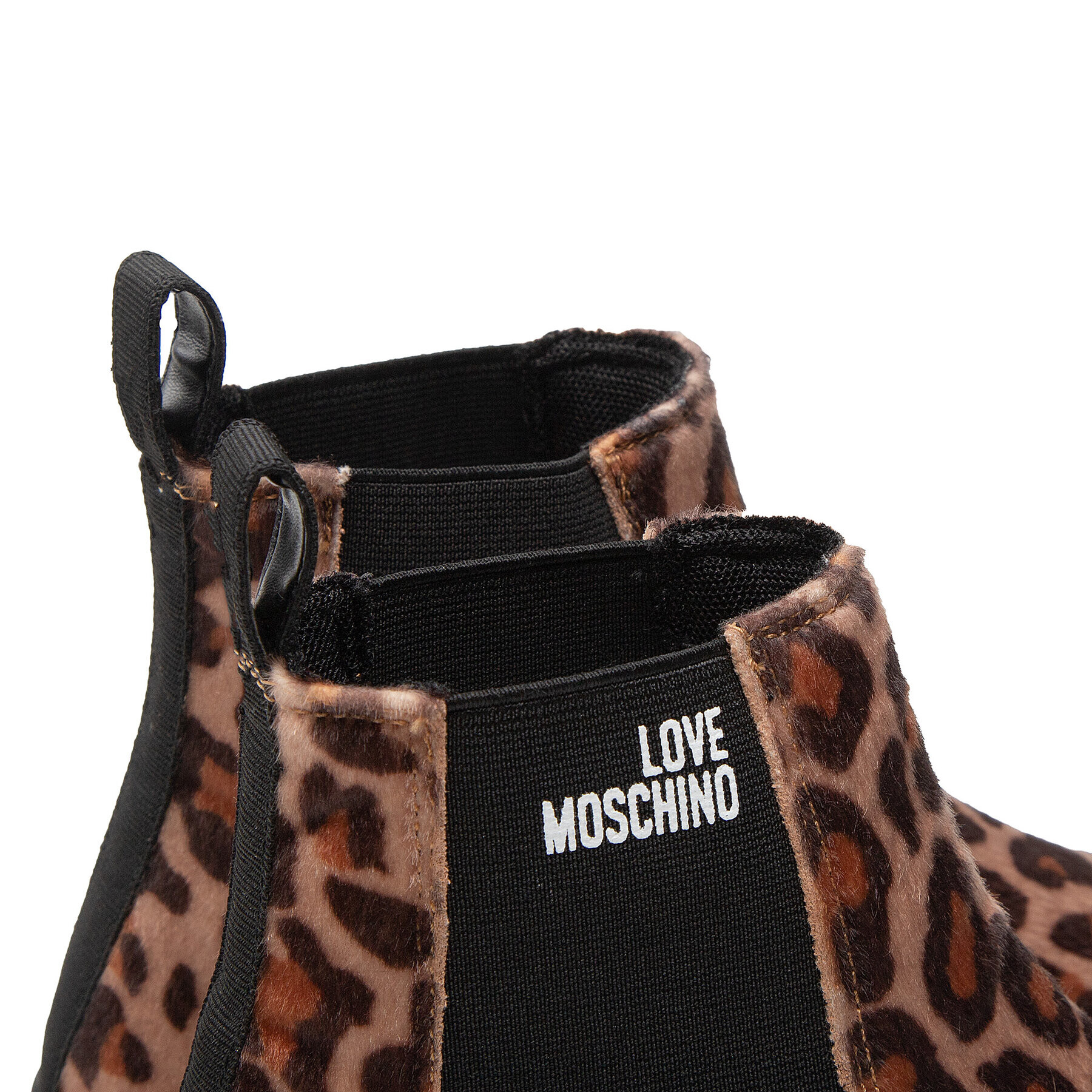 LOVE MOSCHINO Gležnjarji Chelsea JA15655G1FIV0201 Rjava - Pepit.si