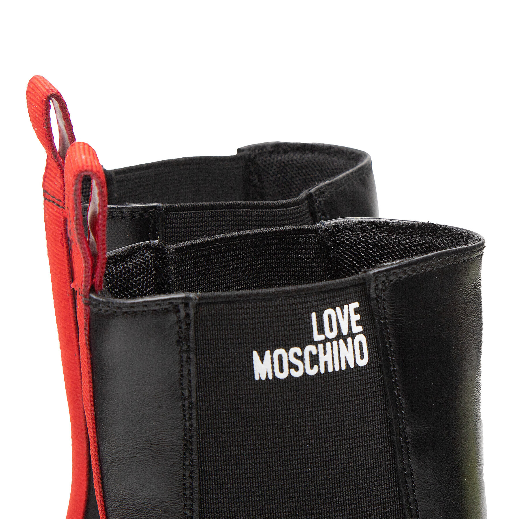 LOVE MOSCHINO Gležnjarji Chelsea JA15665G1FIA0000 Črna - Pepit.si