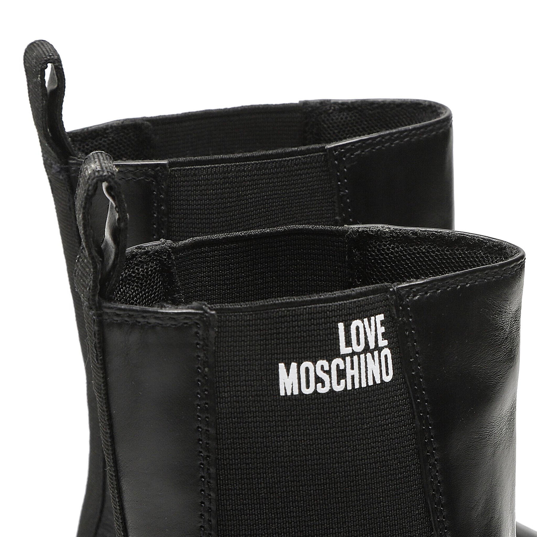 LOVE MOSCHINO Gležnjarji Chelsea JA15665G1FIA000A Črna - Pepit.si