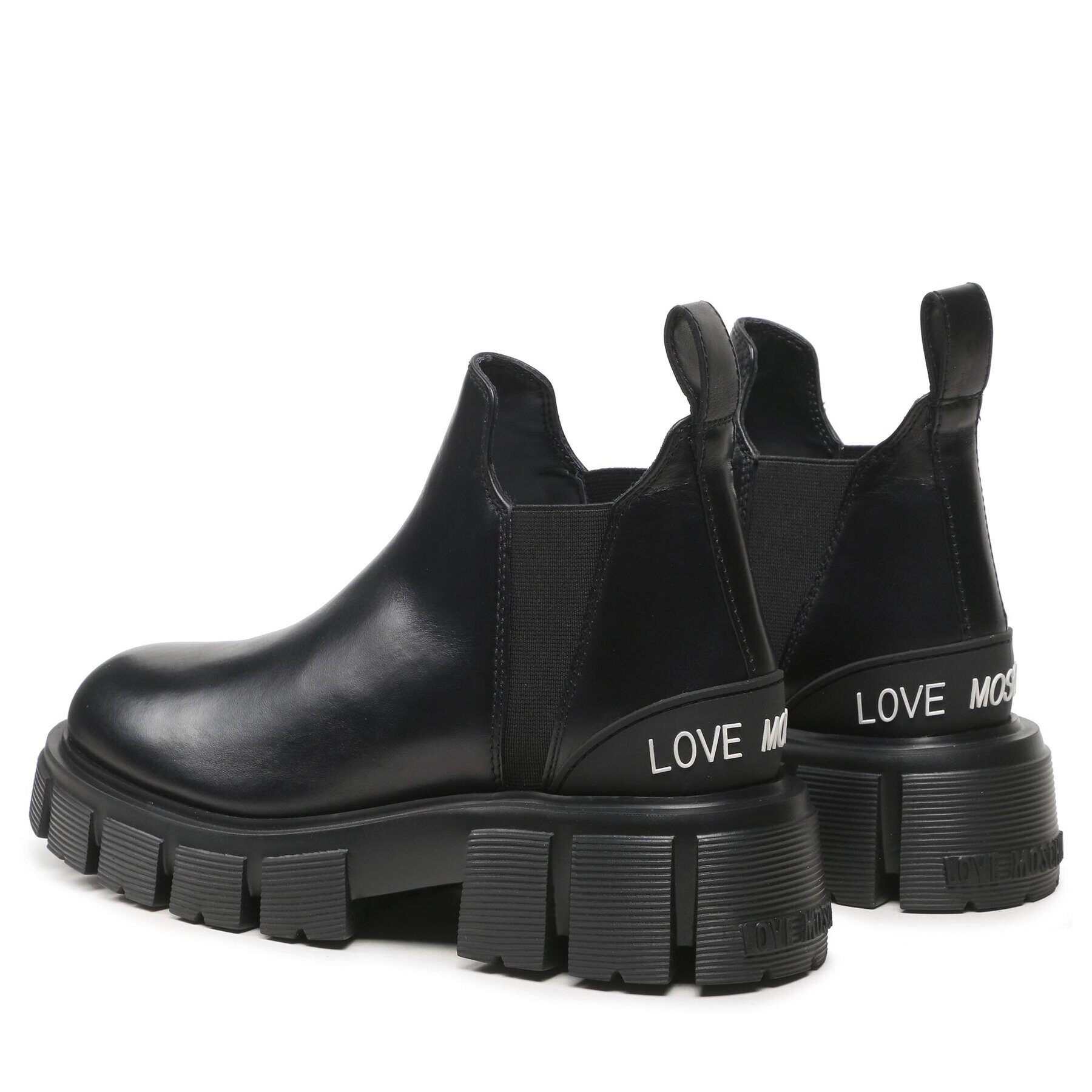 LOVE MOSCHINO Gležnjarji Chelsea JA21035G1HIA0000 Črna - Pepit.si