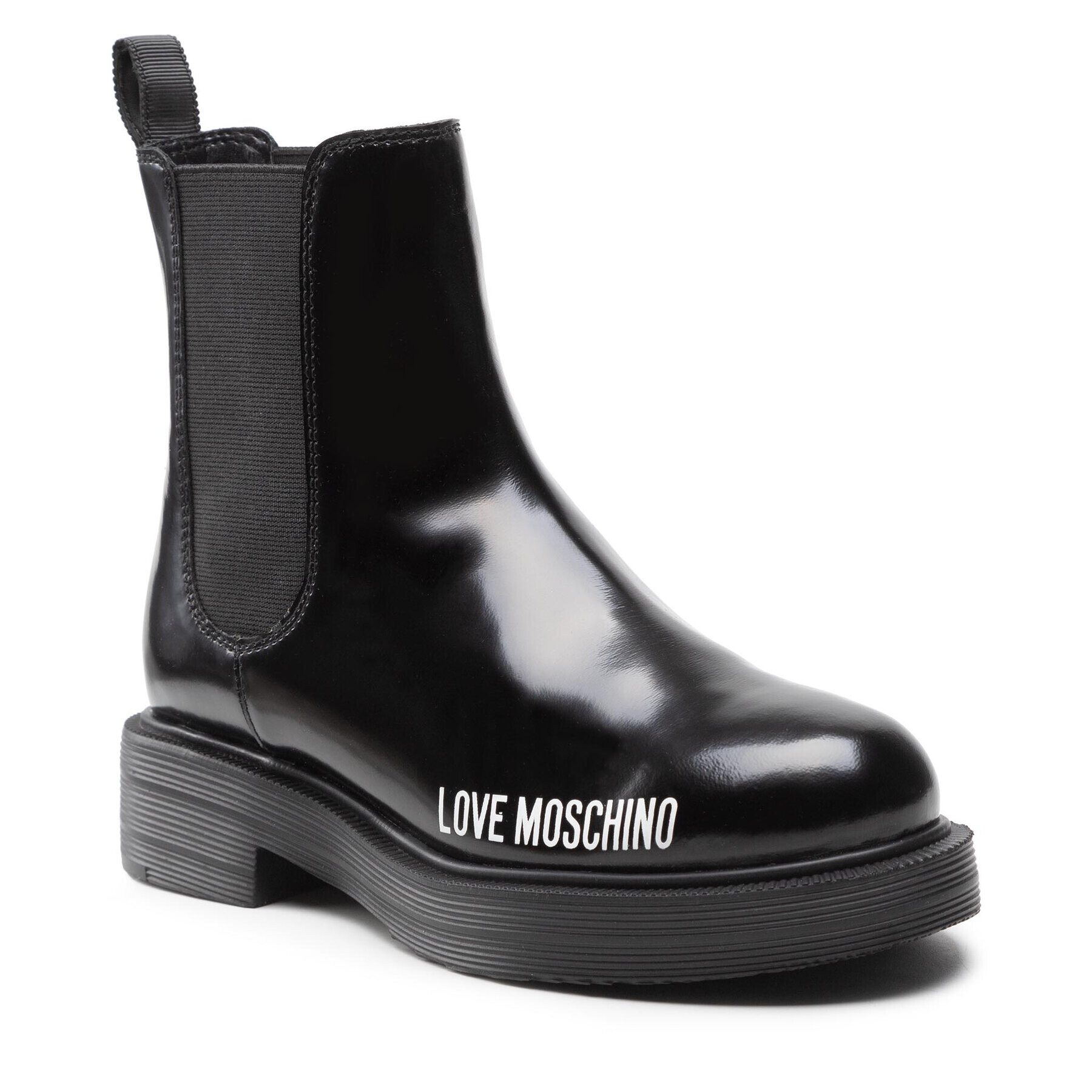 LOVE MOSCHINO Gležnjarji Chelsea JA21124G1FIB0000 Črna - Pepit.si