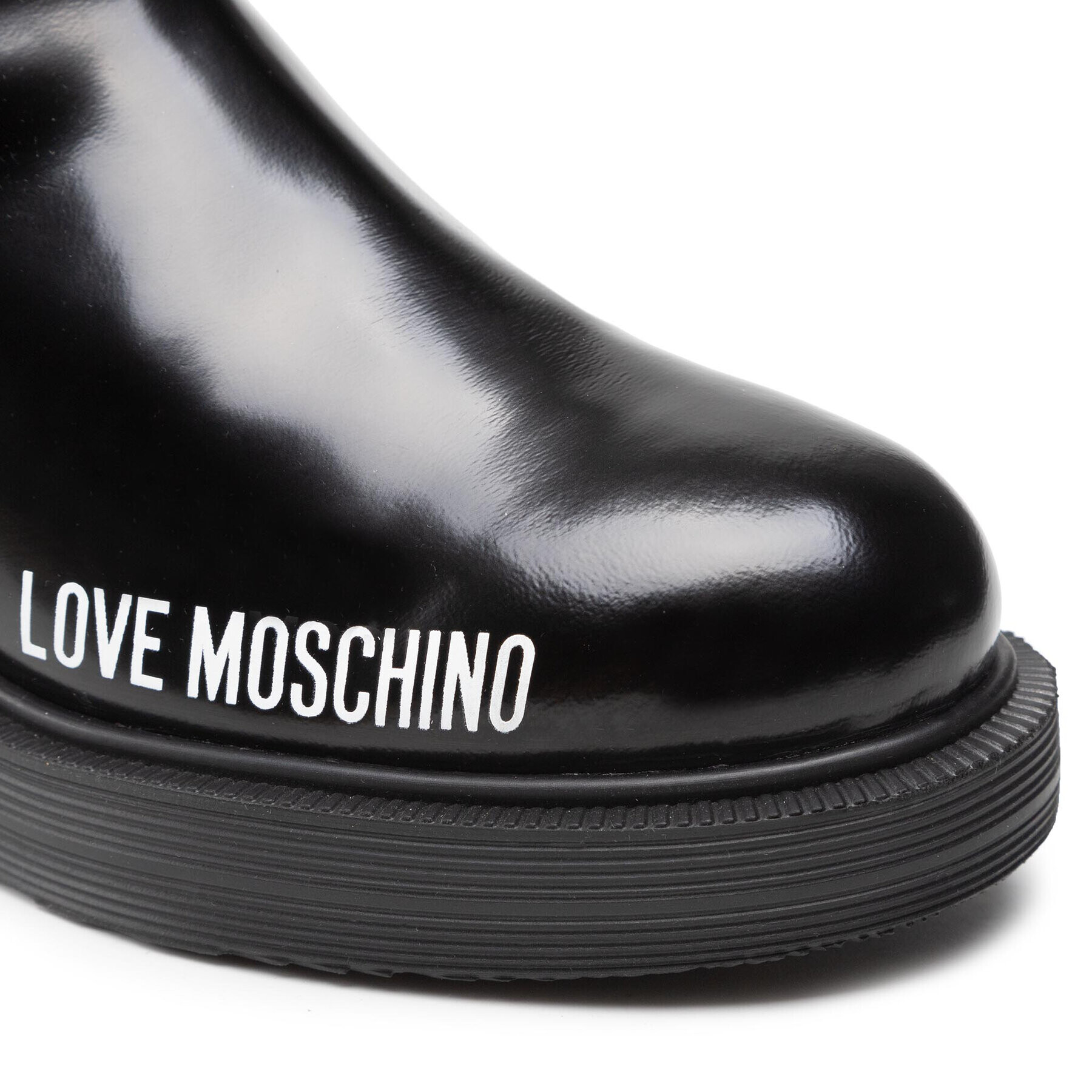 LOVE MOSCHINO Gležnjarji Chelsea JA21124G1FIB0000 Črna - Pepit.si