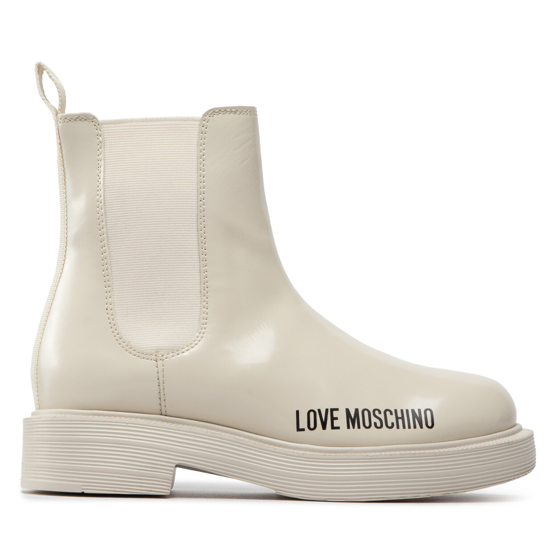 LOVE MOSCHINO Gležnjarji Chelsea JA21124G1FIB0120 Bež - Pepit.si