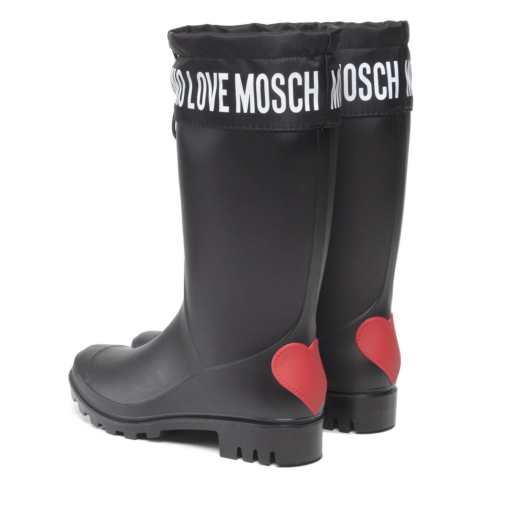 LOVE MOSCHINO Gumijasti škornji JA24213G1DIR500A Črna - Pepit.si