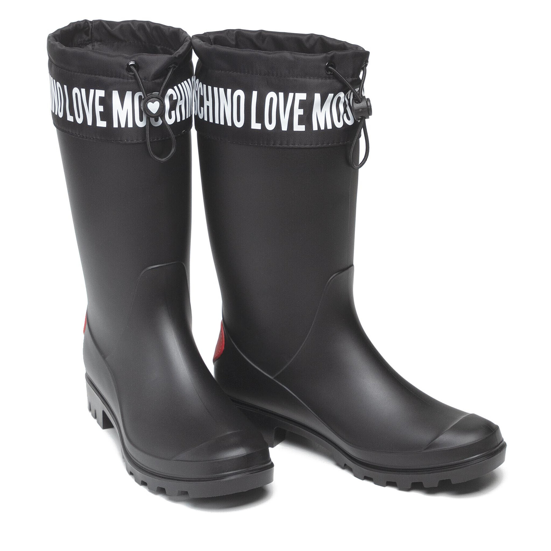 LOVE MOSCHINO Gumijasti škornji JA24213G1DIR500A Črna - Pepit.si