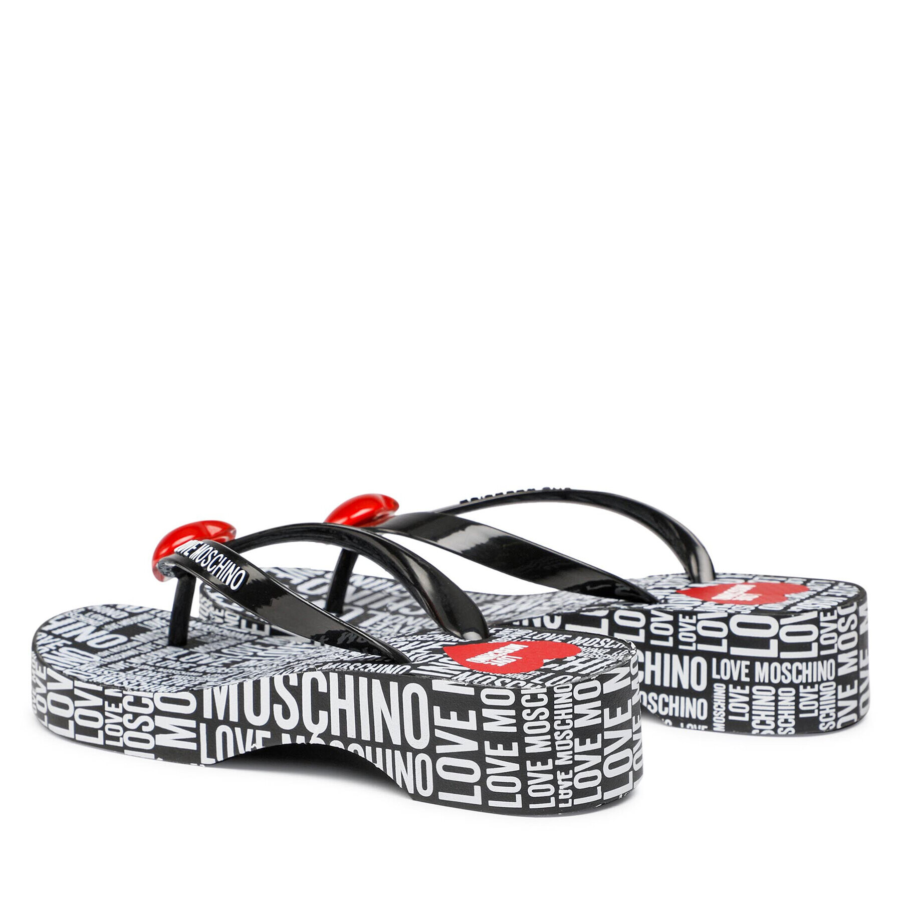 LOVE MOSCHINO Japonke JA28314G0EI36000 Črna - Pepit.si