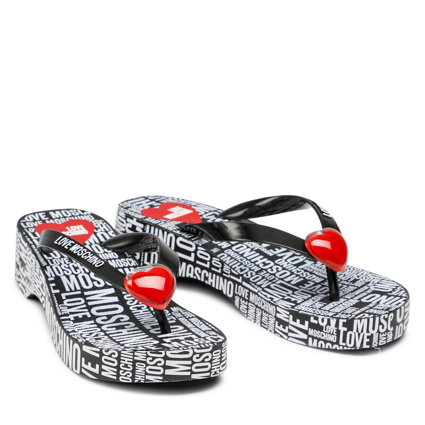 LOVE MOSCHINO Japonke JA28314G0EI36000 Črna - Pepit.si