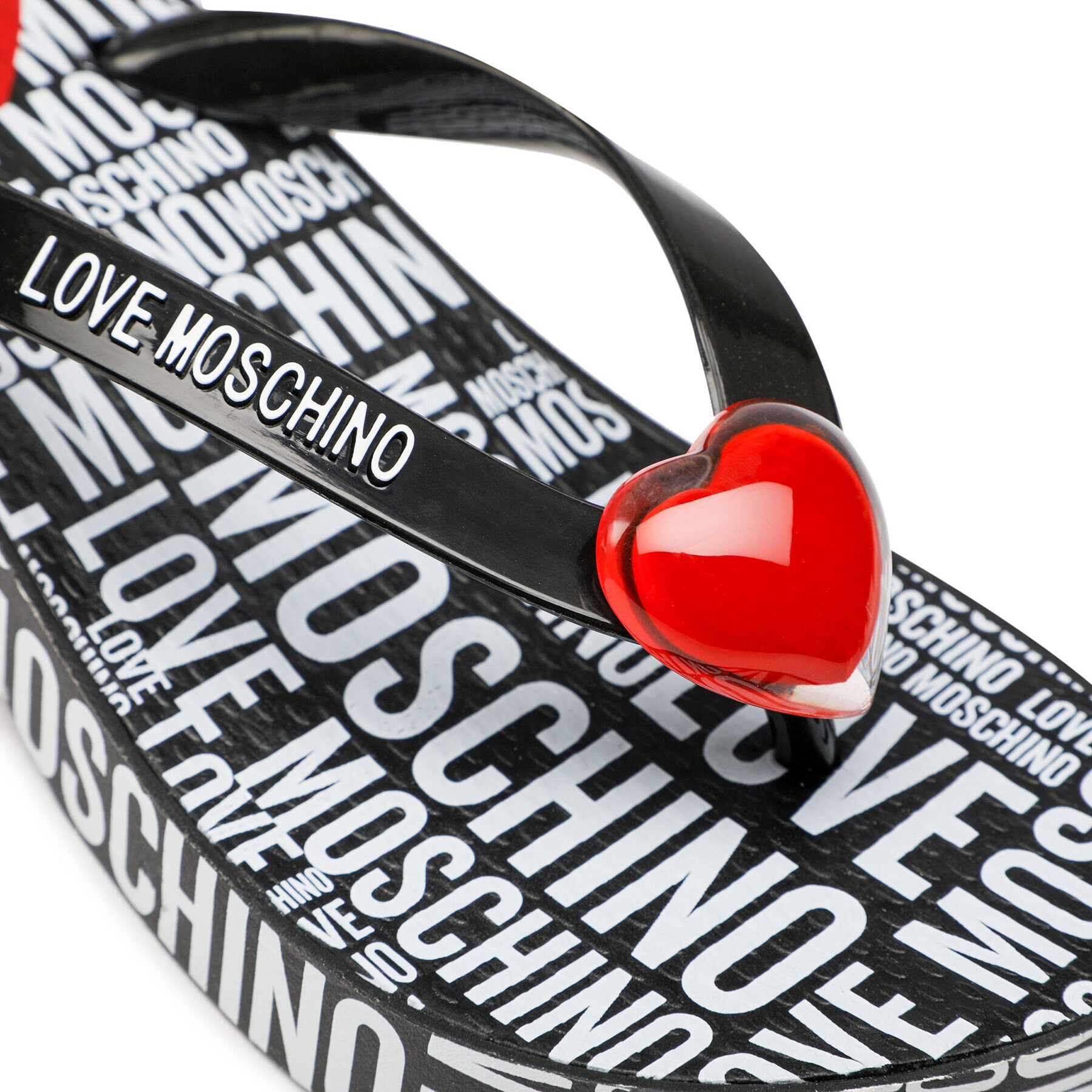 LOVE MOSCHINO Japonke JA28314G0EI36000 Črna - Pepit.si