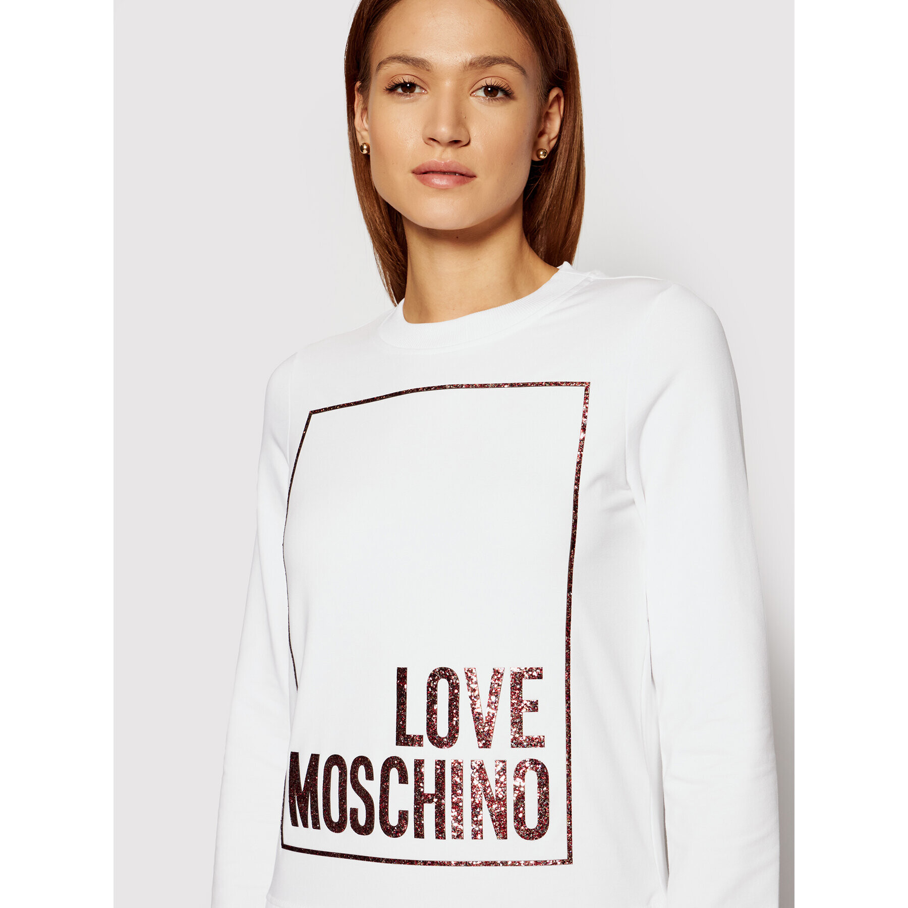 LOVE MOSCHINO Jopa W630220E 2180 Bela Regular Fit - Pepit.si