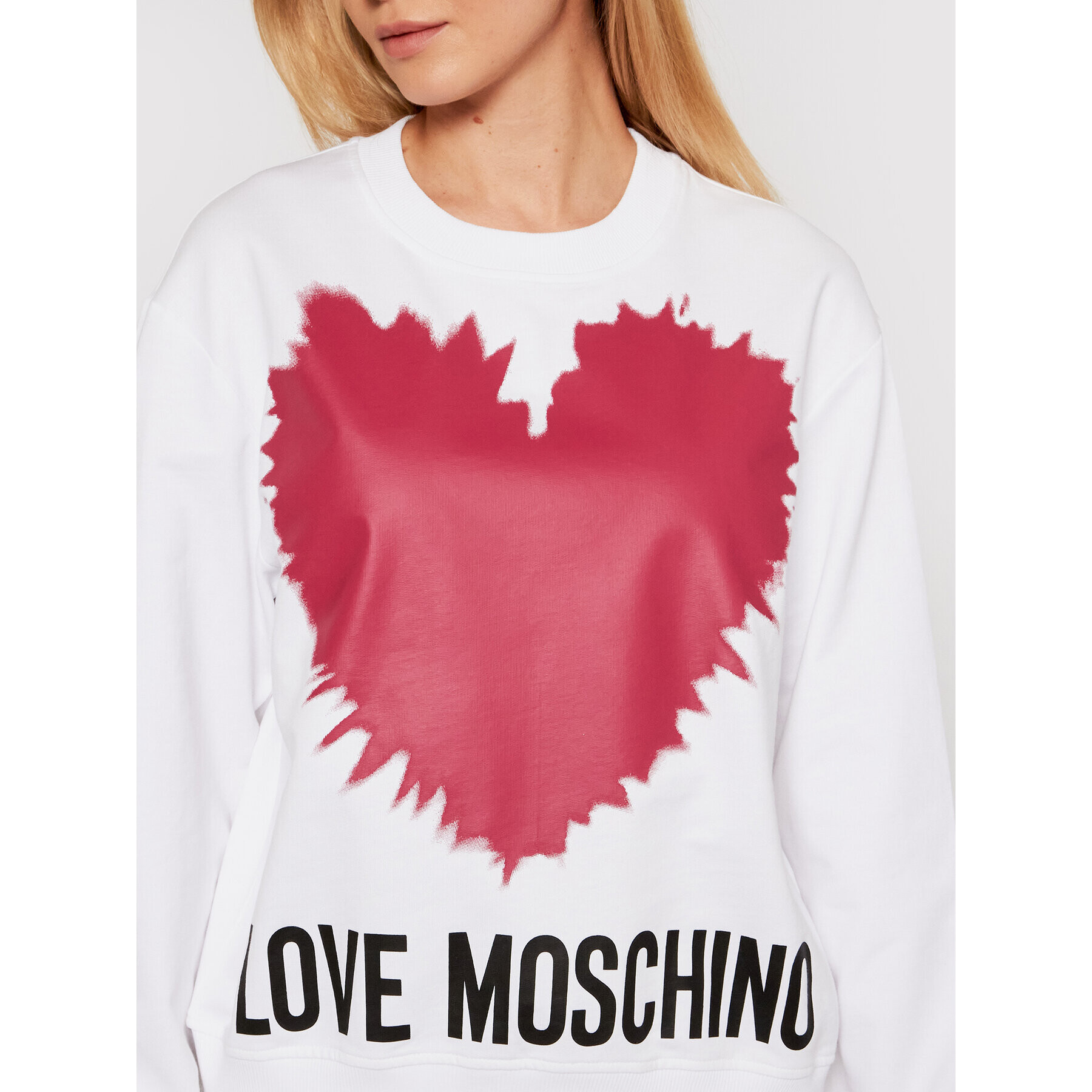 LOVE MOSCHINO Jopa W630643M 4282 Bela Regular Fit - Pepit.si