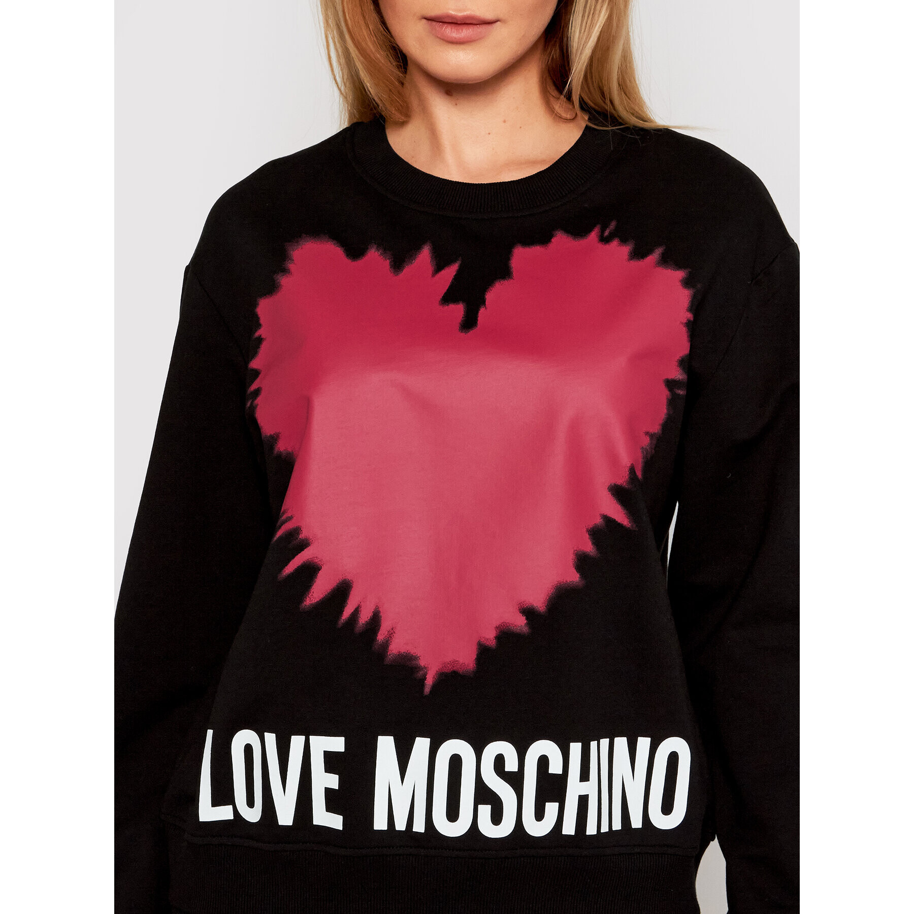 LOVE MOSCHINO Jopa W630643M 4282 Črna Regular Fit - Pepit.si