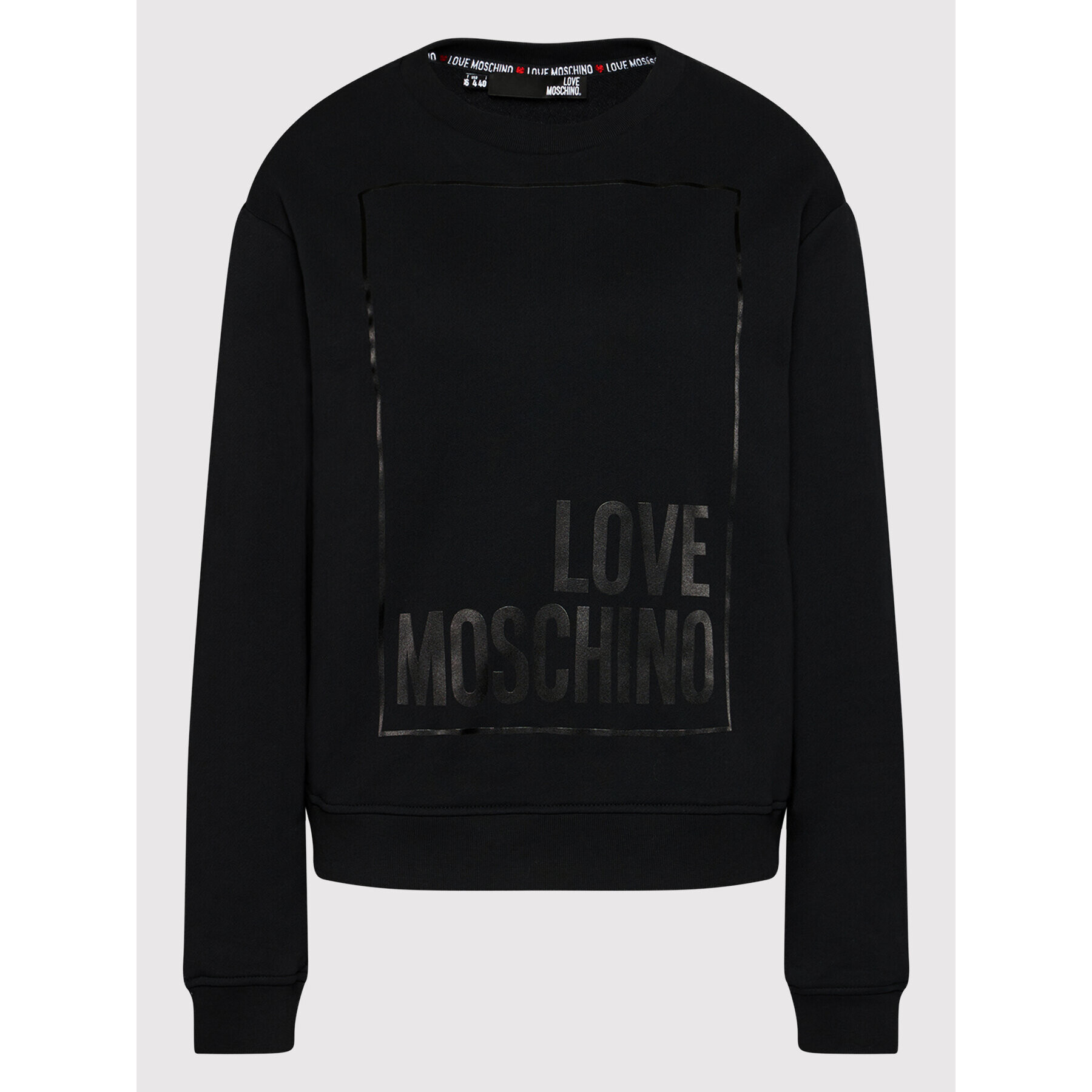 LOVE MOSCHINO Jopa W630647M 4055 Črna Regular Fit - Pepit.si