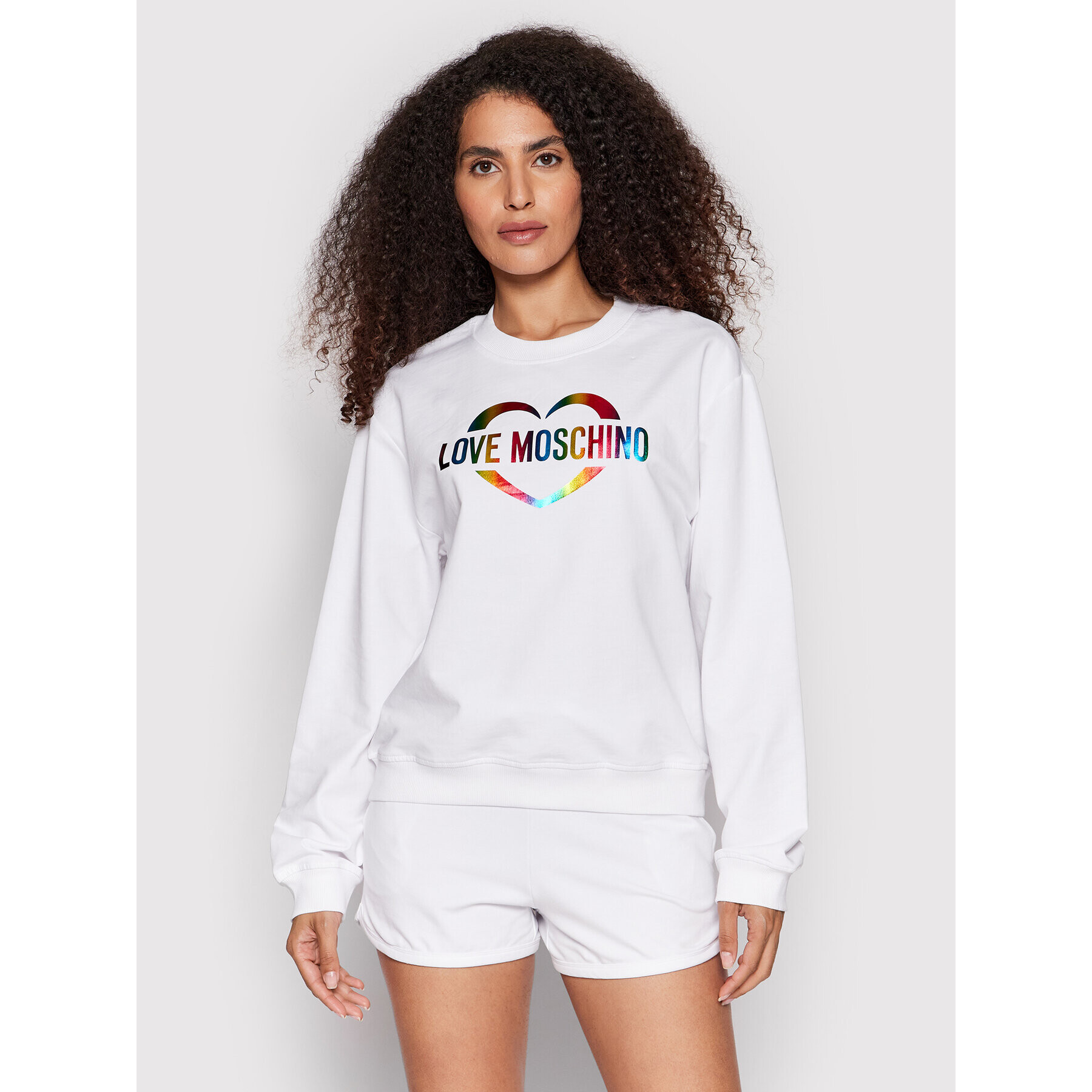 LOVE MOSCHINO Jopa W630650E 2340 Bela Regular Fit - Pepit.si