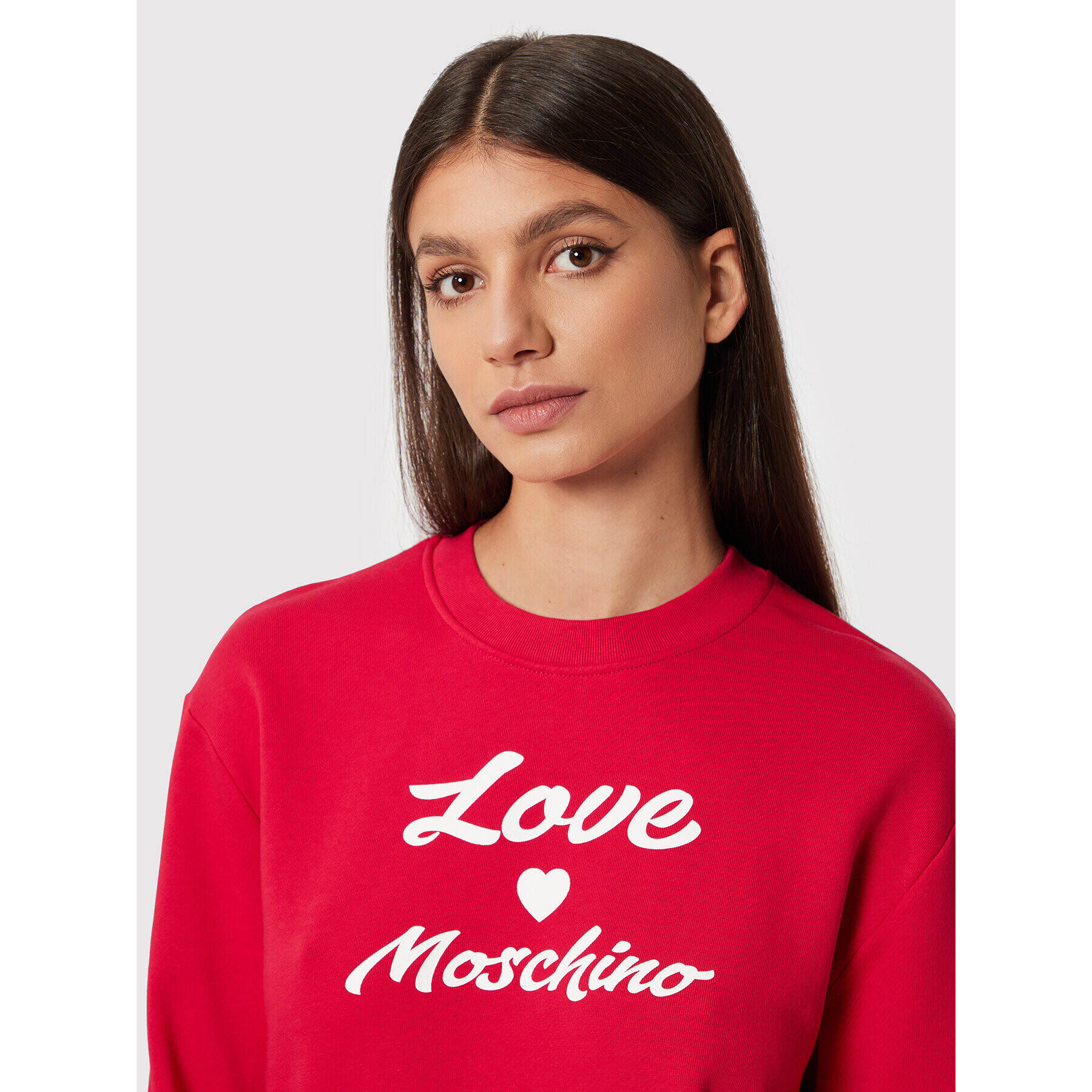 LOVE MOSCHINO Jopa W630652M 4055 Rdeča Regular Fit - Pepit.si