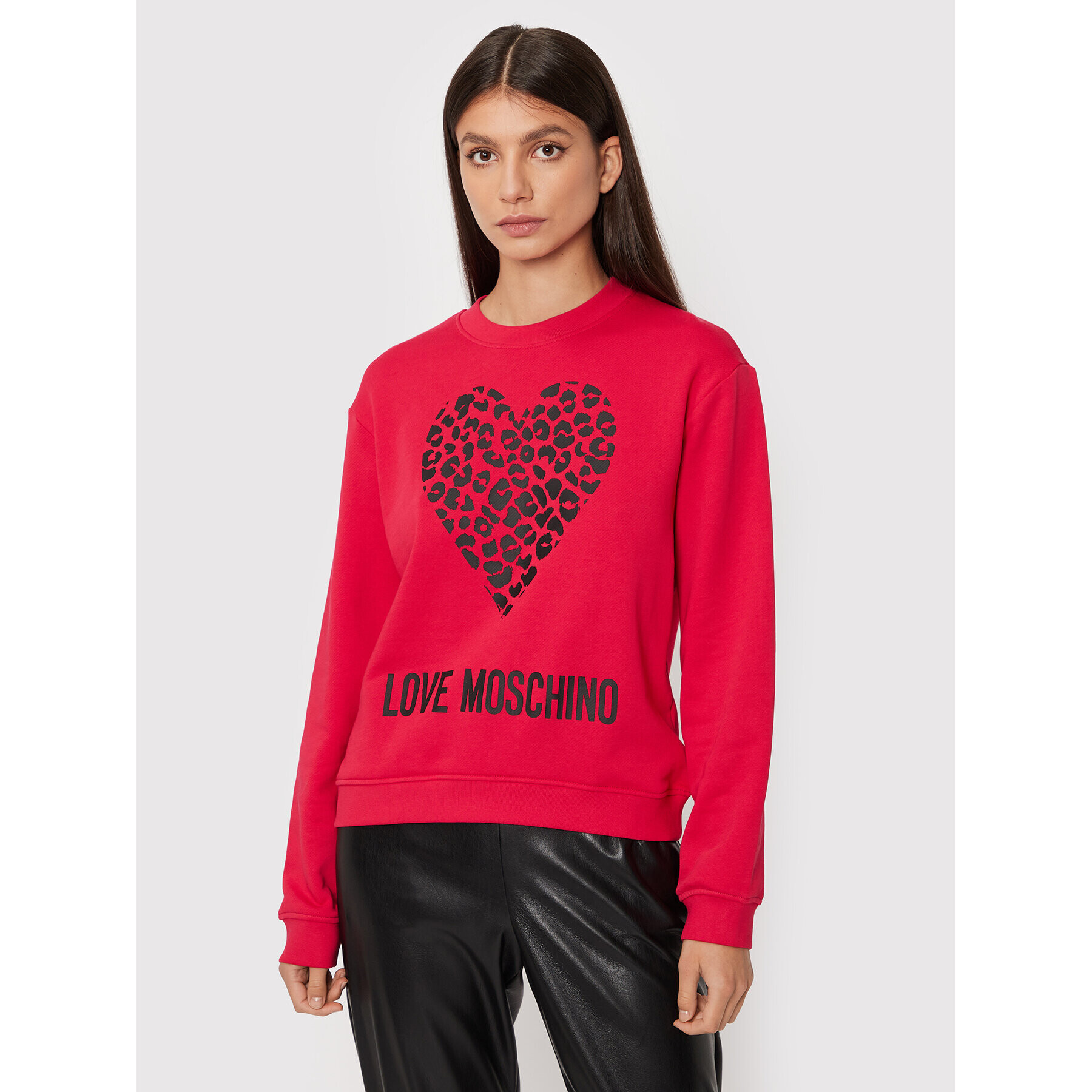 LOVE MOSCHINO Jopa W630654M 4055 Rdeča Regular Fit - Pepit.si