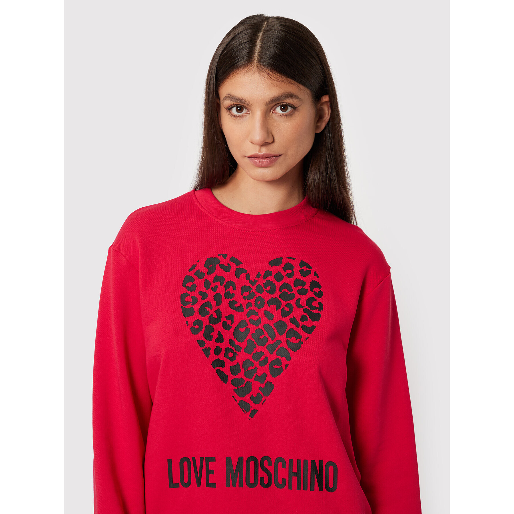 LOVE MOSCHINO Jopa W630654M 4055 Rdeča Regular Fit - Pepit.si