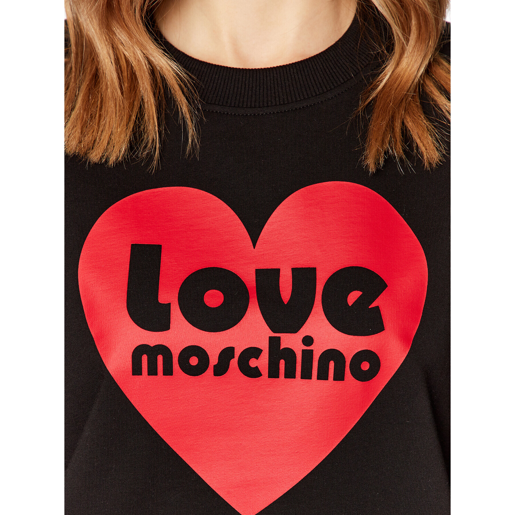 LOVE MOSCHINO Jopa W630657E 2246 Črna Relaxed Fit - Pepit.si