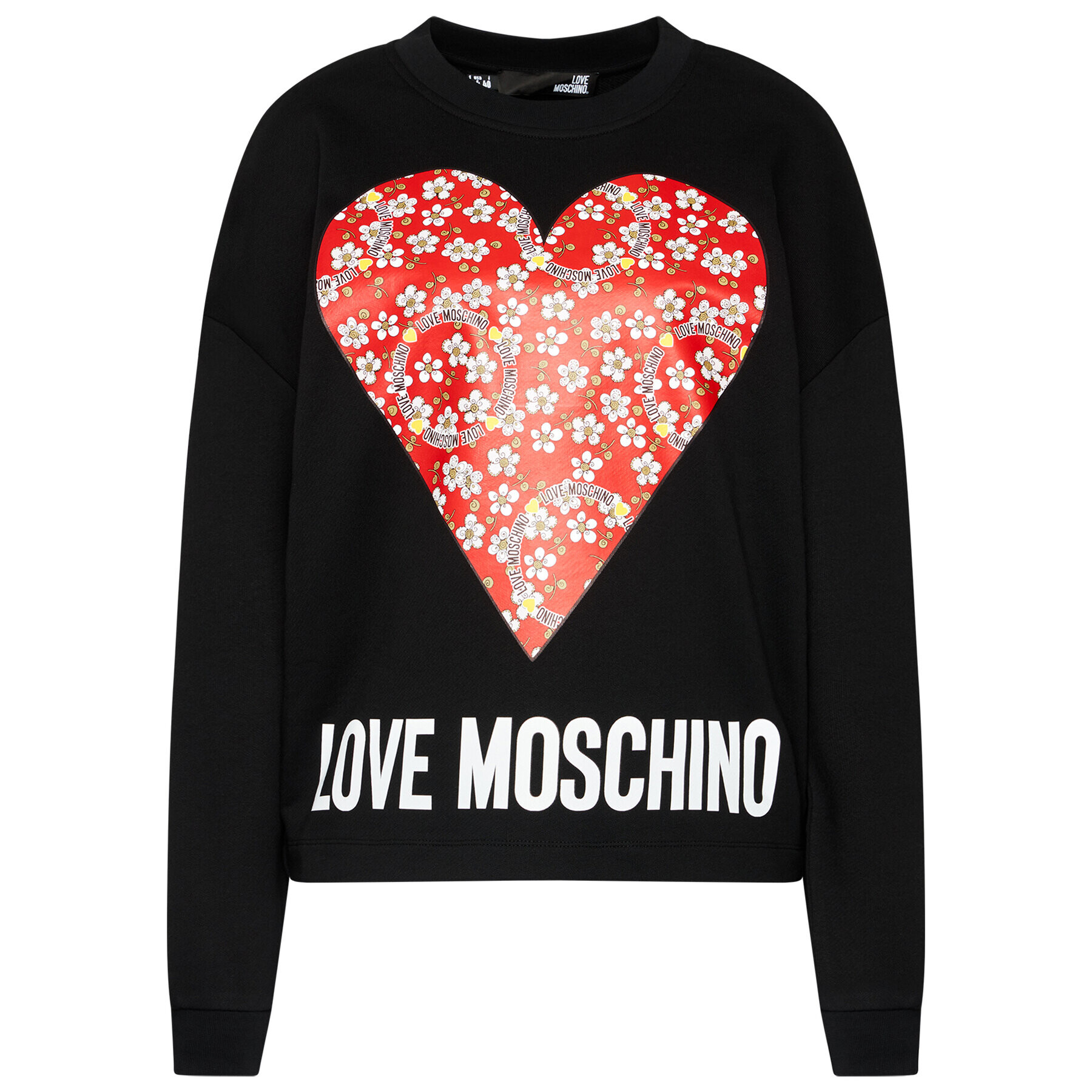 LOVE MOSCHINO Jopa W640401M 4055 Črna Regular Fit - Pepit.si