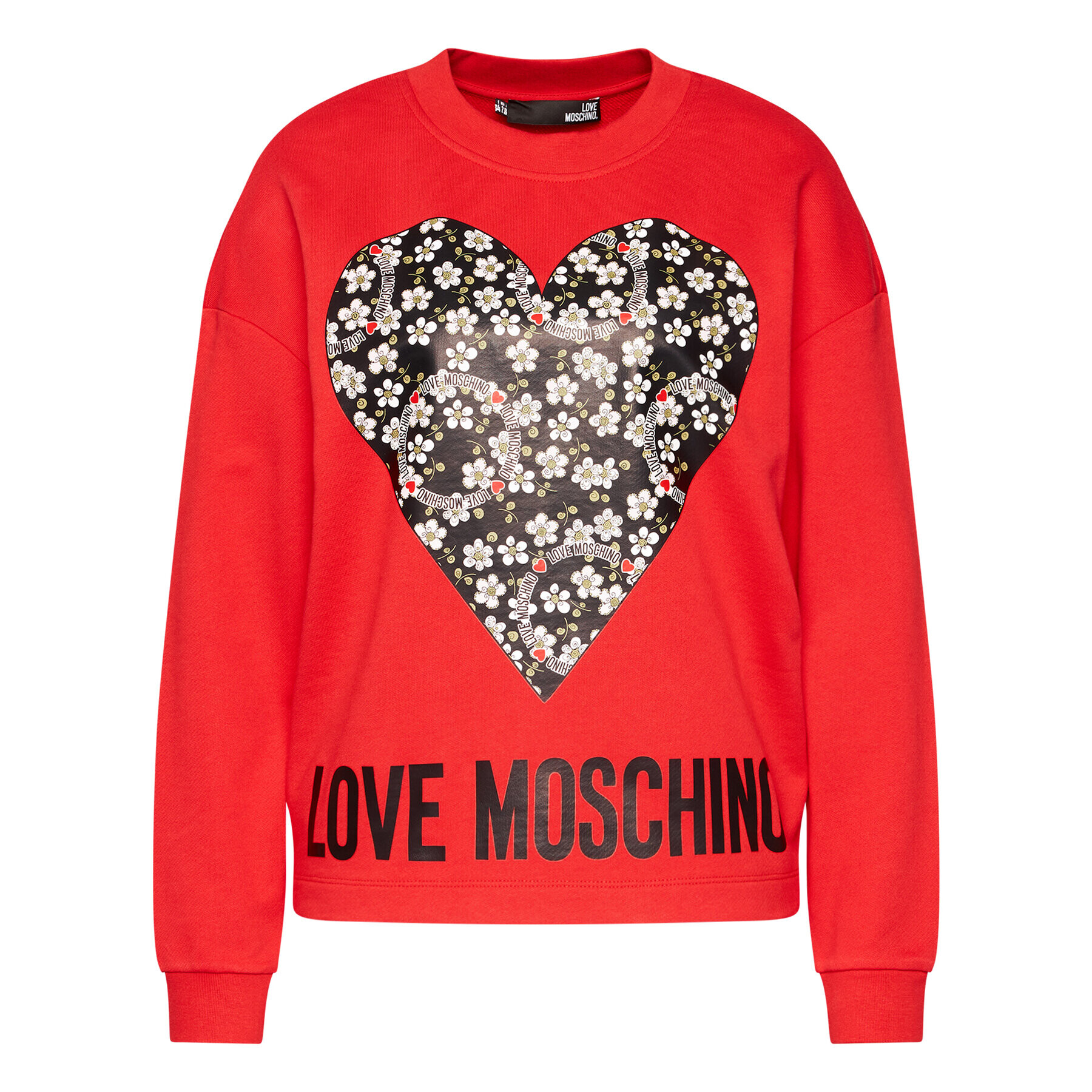 LOVE MOSCHINO Jopa W640401M 4055 Rdeča Regular Fit - Pepit.si