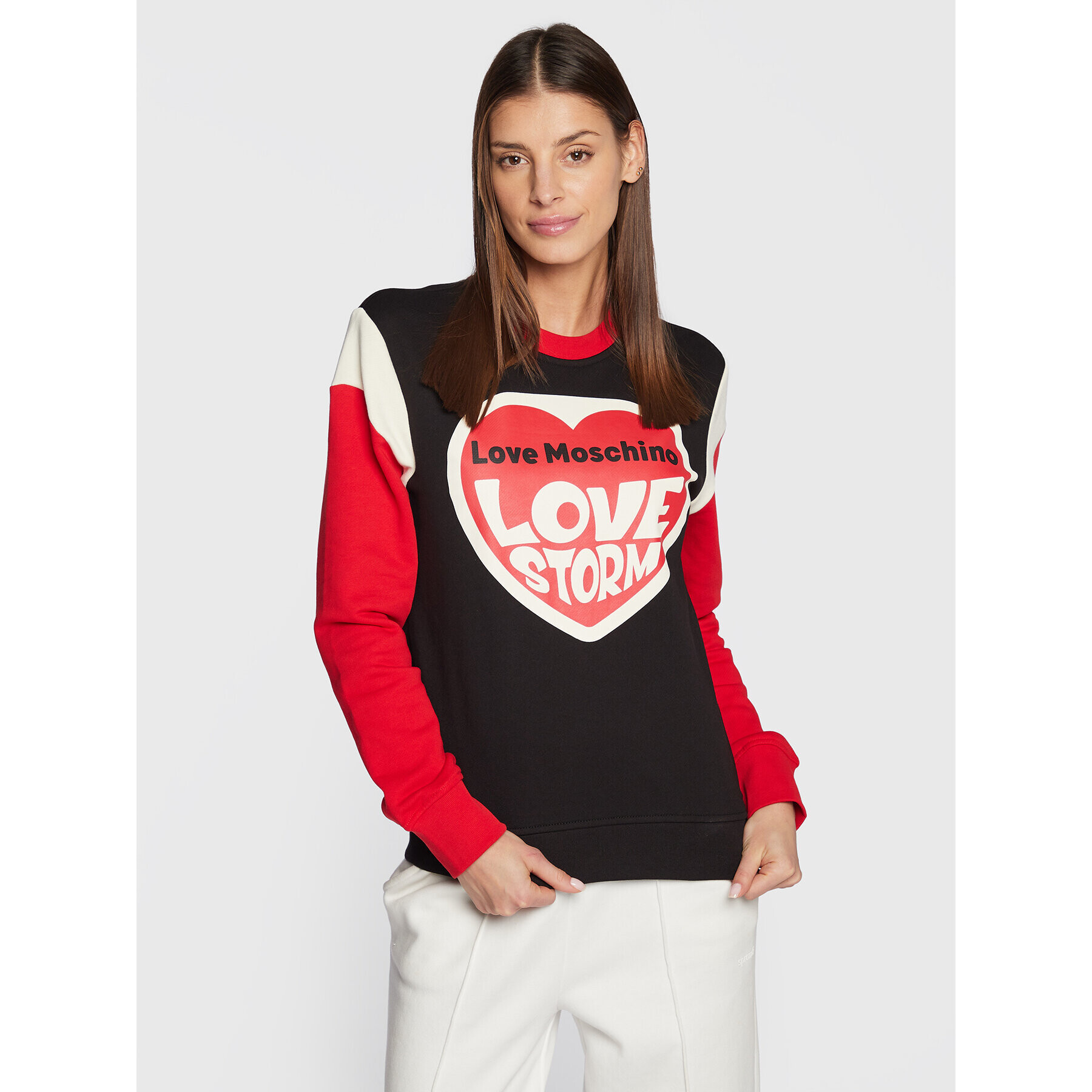 LOVE MOSCHINO Jopa W649101M 4055 Črna Regular Fit - Pepit.si