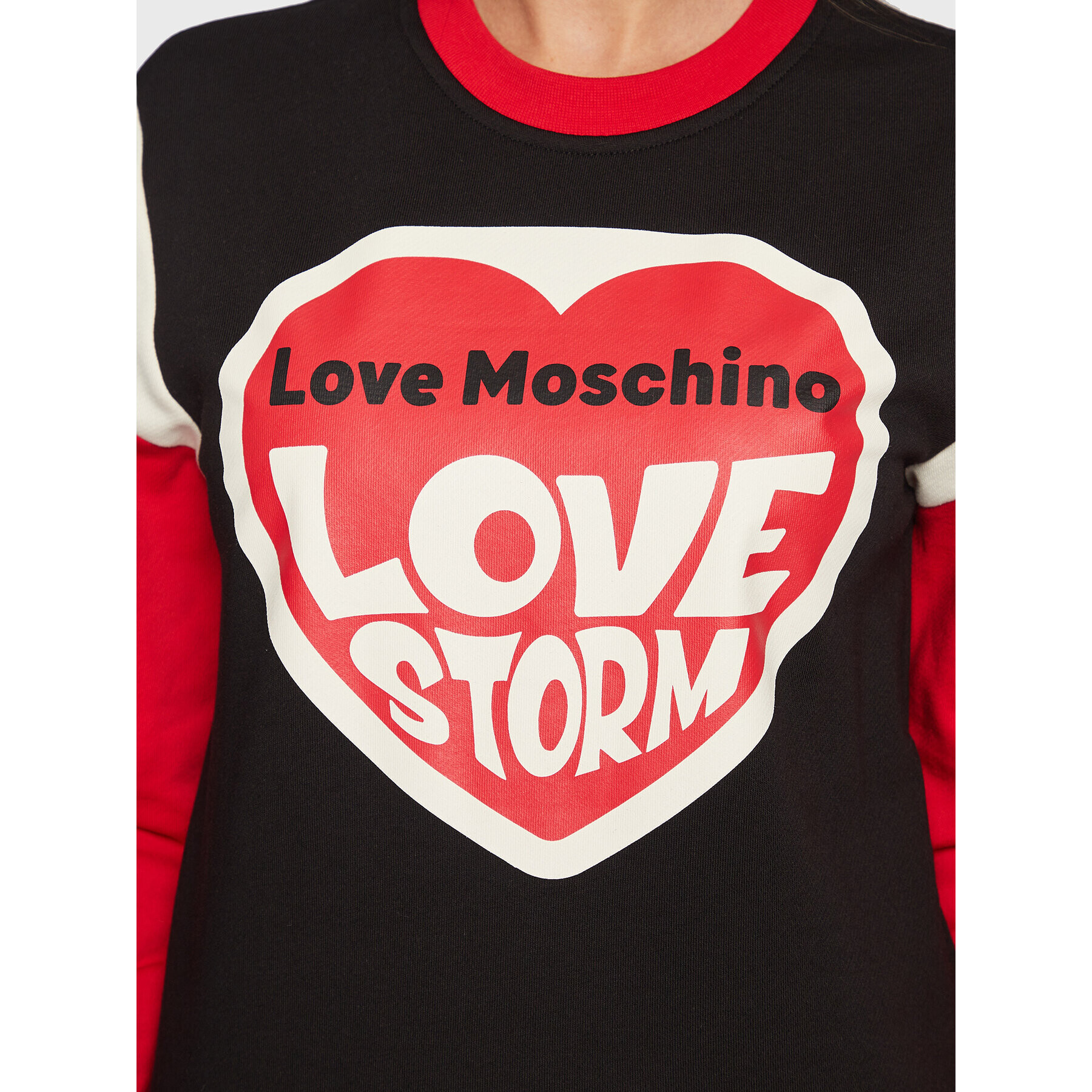 LOVE MOSCHINO Jopa W649101M 4055 Črna Regular Fit - Pepit.si