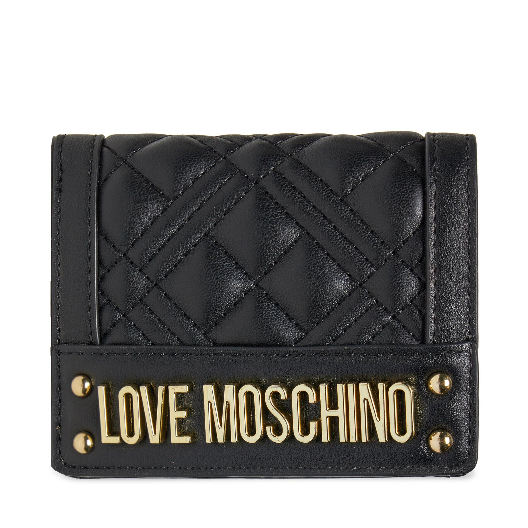 LOVE MOSCHINO Majhna ženska denarnica JC5601PP1HLA0000 Črna - Pepit.si