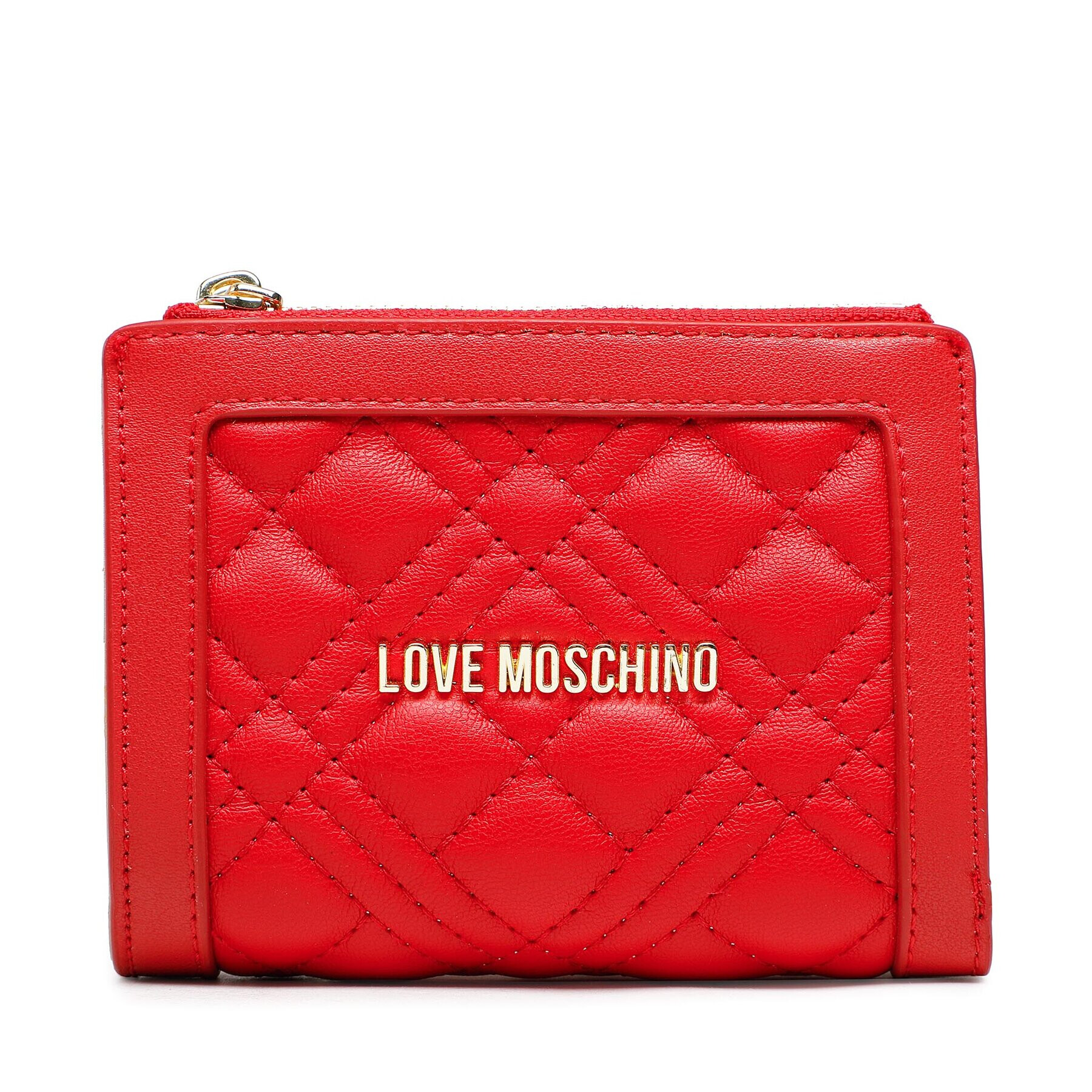 LOVE MOSCHINO Majhna ženska denarnica JC5606PP1GLA0500 Rdeča - Pepit.si