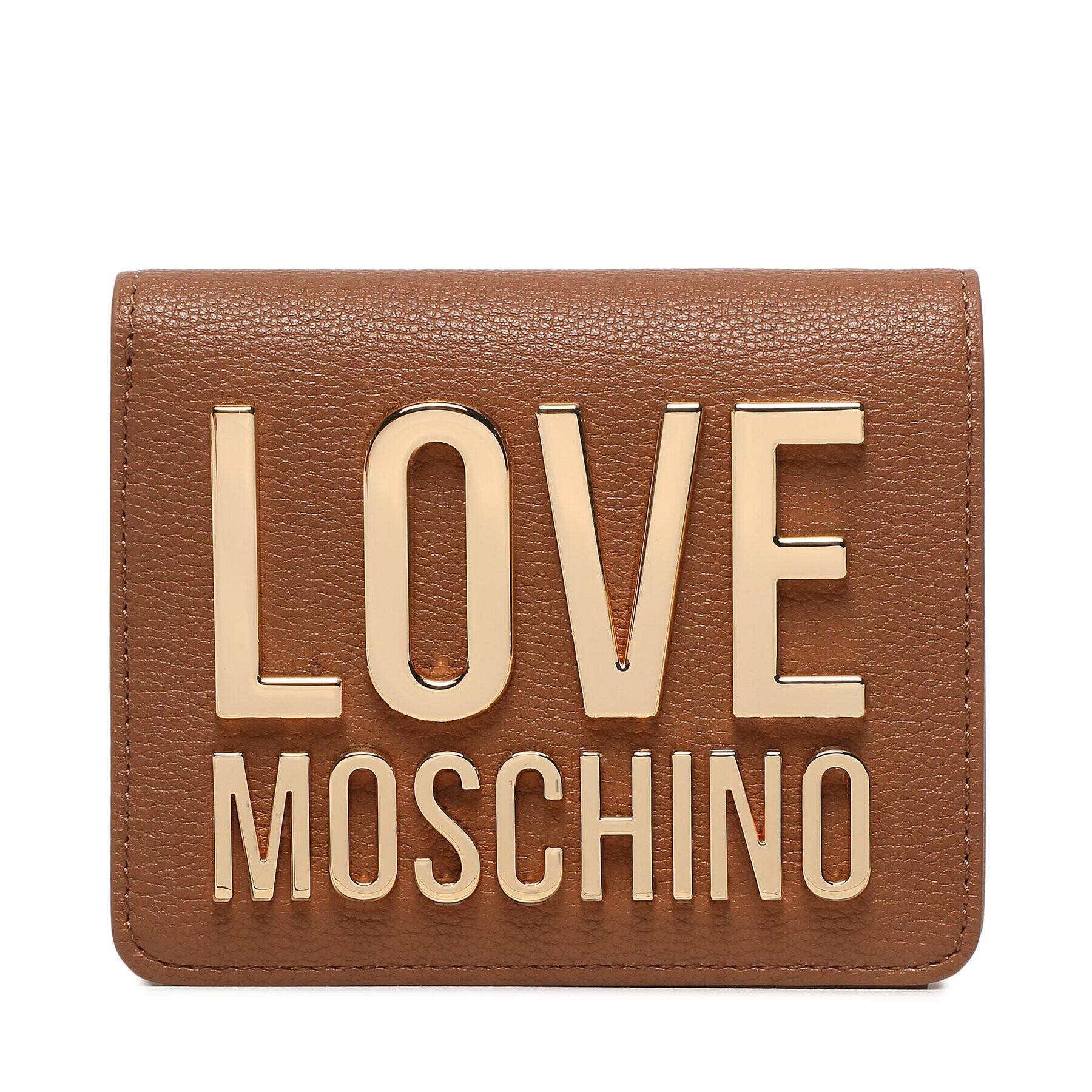 LOVE MOSCHINO Majhna ženska denarnica JC5612PP1HLI0201 Rjava - Pepit.si