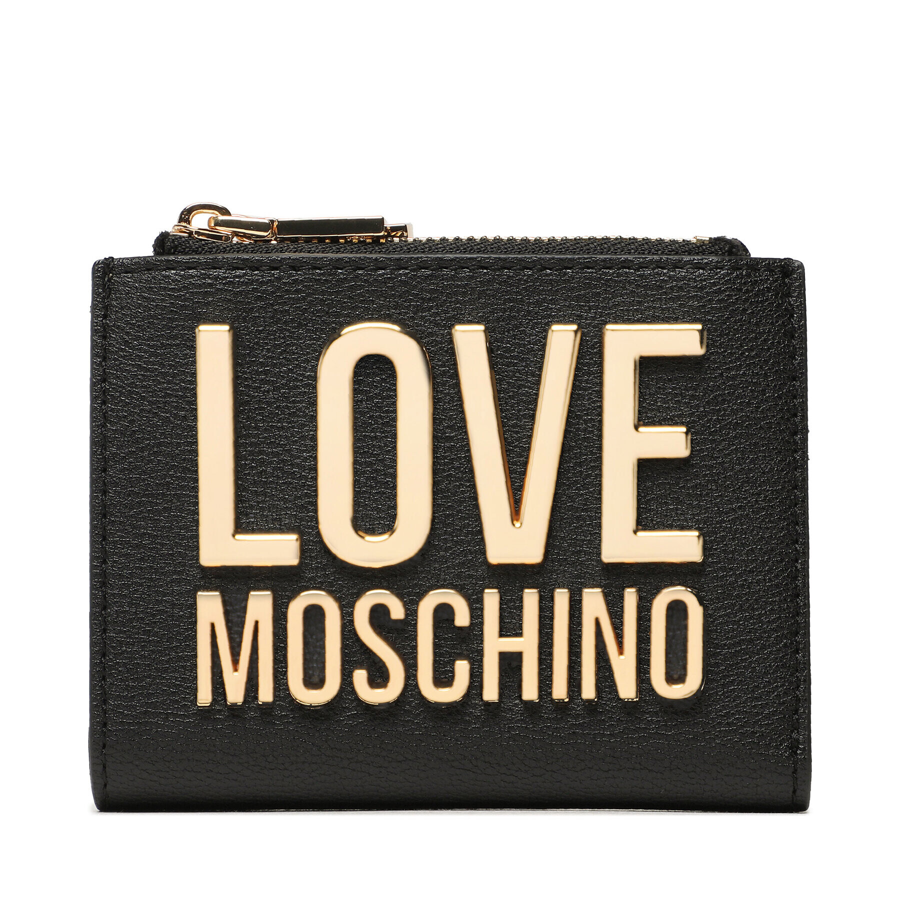 LOVE MOSCHINO Majhna ženska denarnica JC5642PP1HLI0000 Črna - Pepit.si