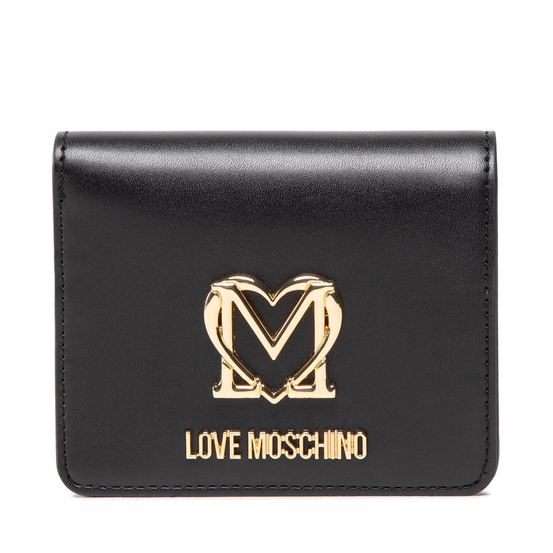 LOVE MOSCHINO Majhna ženska denarnica JC5700PP0FKQ0000 Črna - Pepit.si