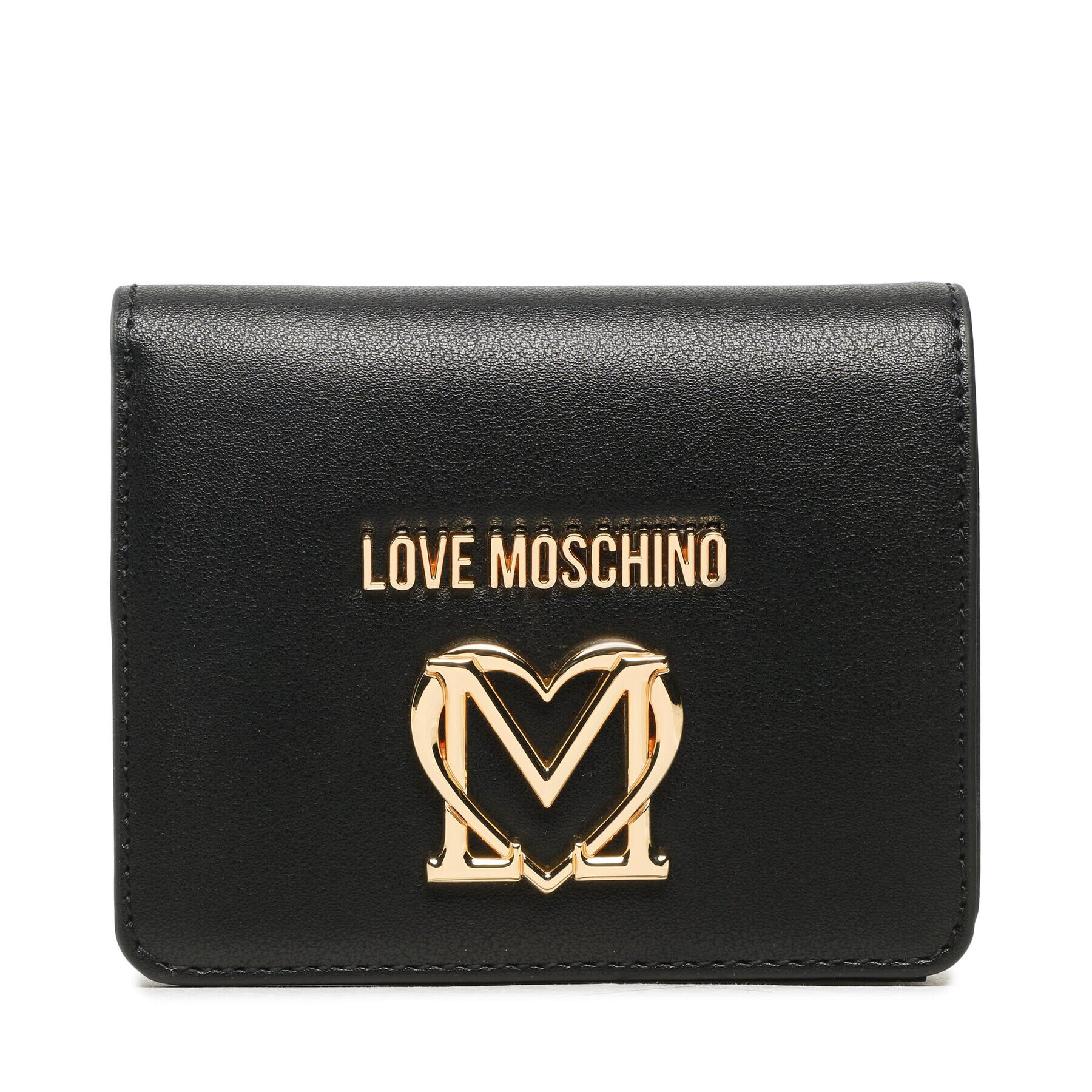 LOVE MOSCHINO Majhna ženska denarnica JC5724PP0GKF0000 Črna - Pepit.si