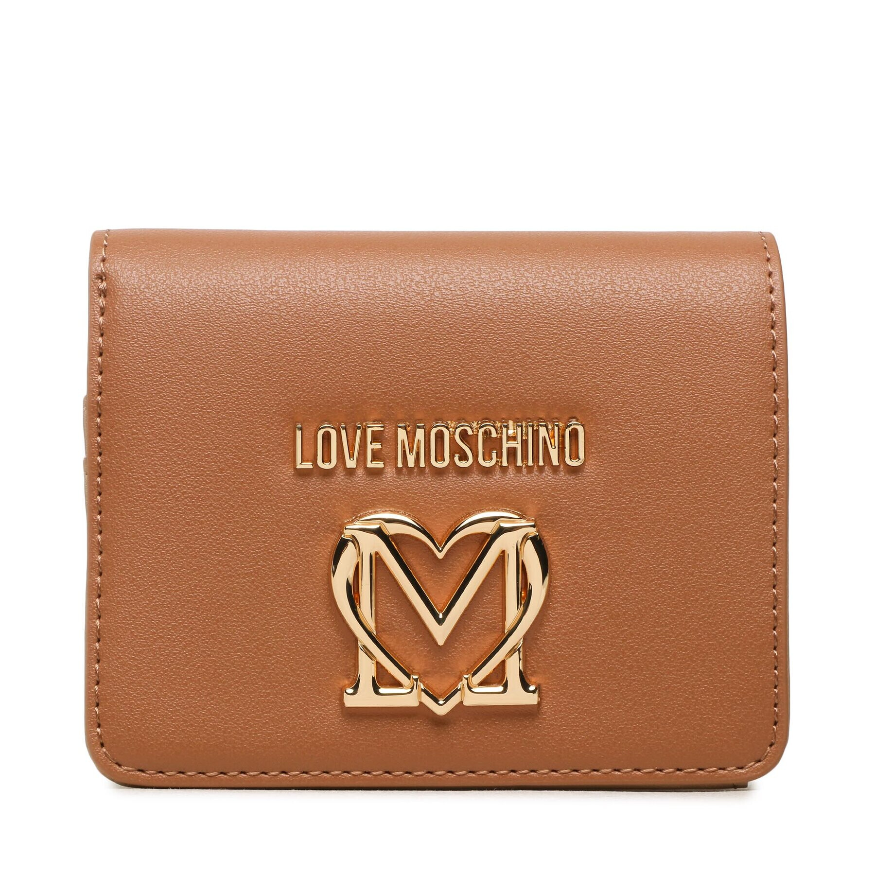 LOVE MOSCHINO Majhna ženska denarnica JC5724PP0GKF0201 Rjava - Pepit.si