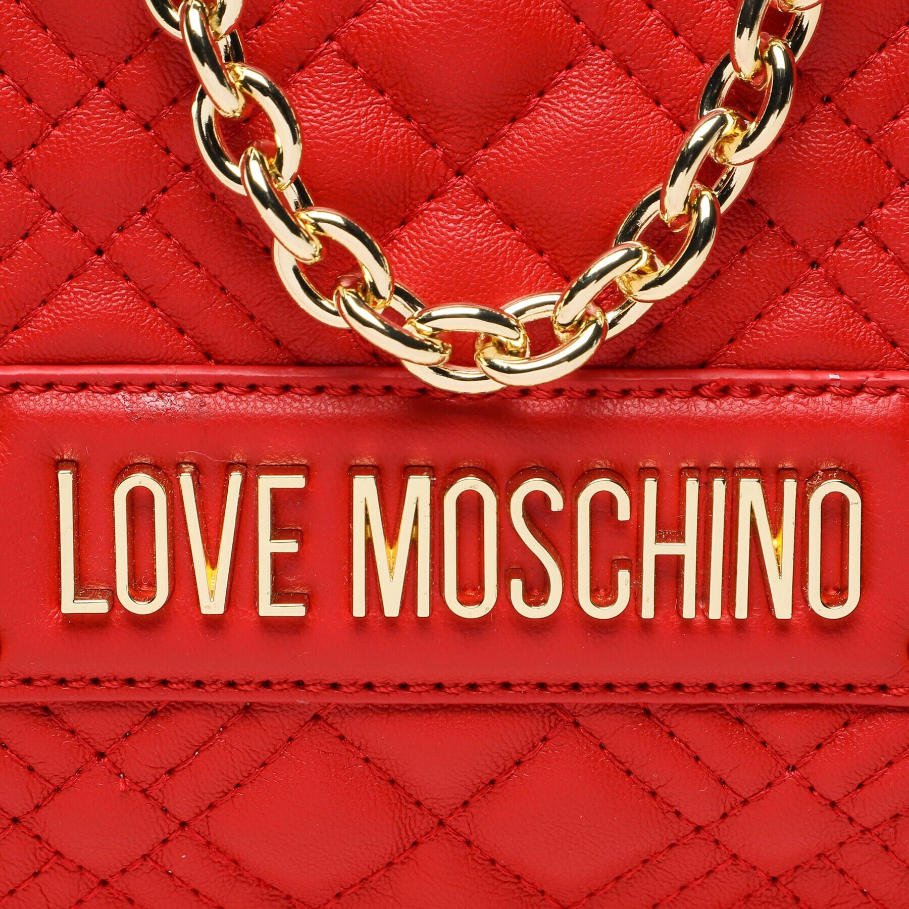 LOVE MOSCHINO Ročna torba JC4004PP1GLA0500 Rdeča - Pepit.si