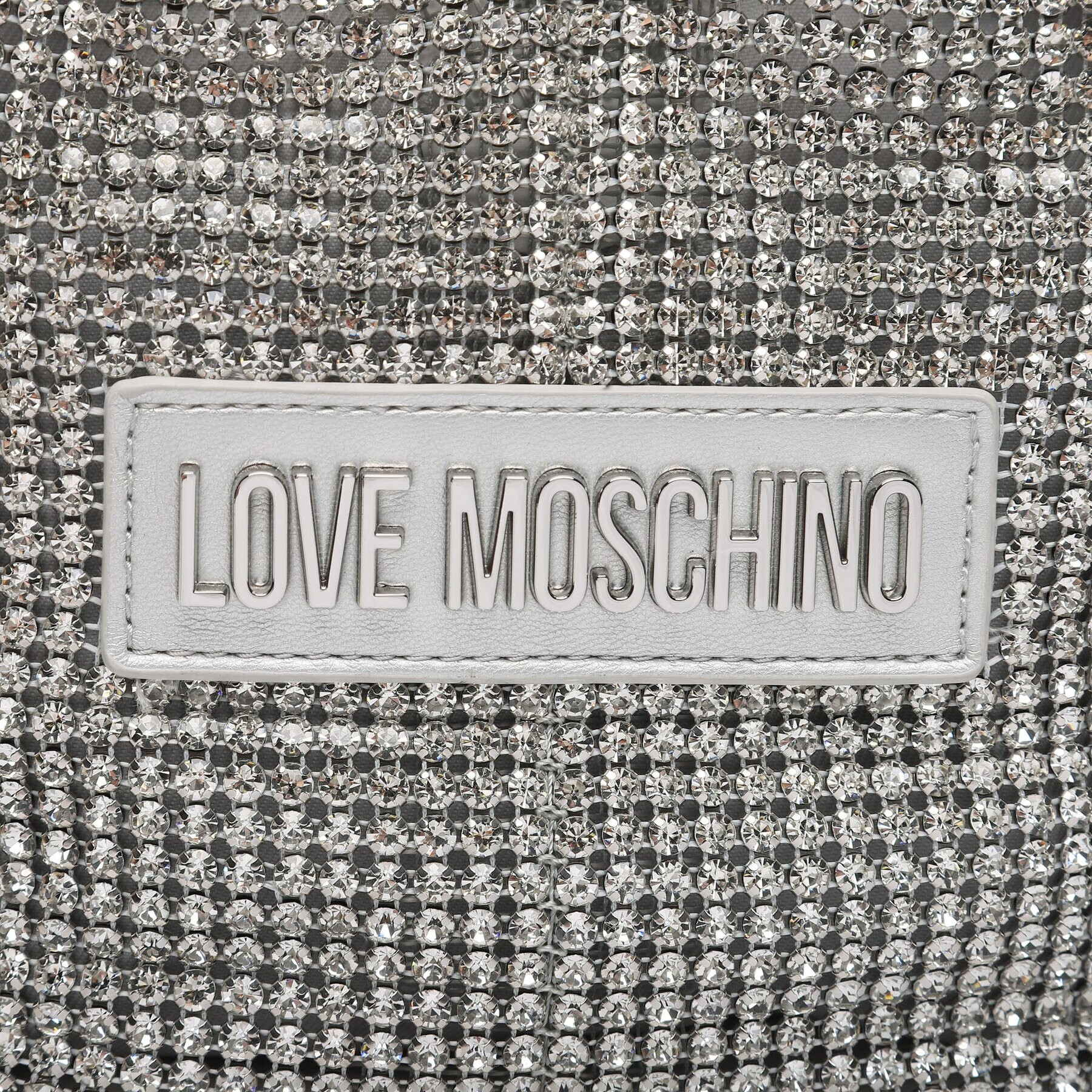 LOVE MOSCHINO Ročna torba JC4044PP1HLP190B Srebrna - Pepit.si