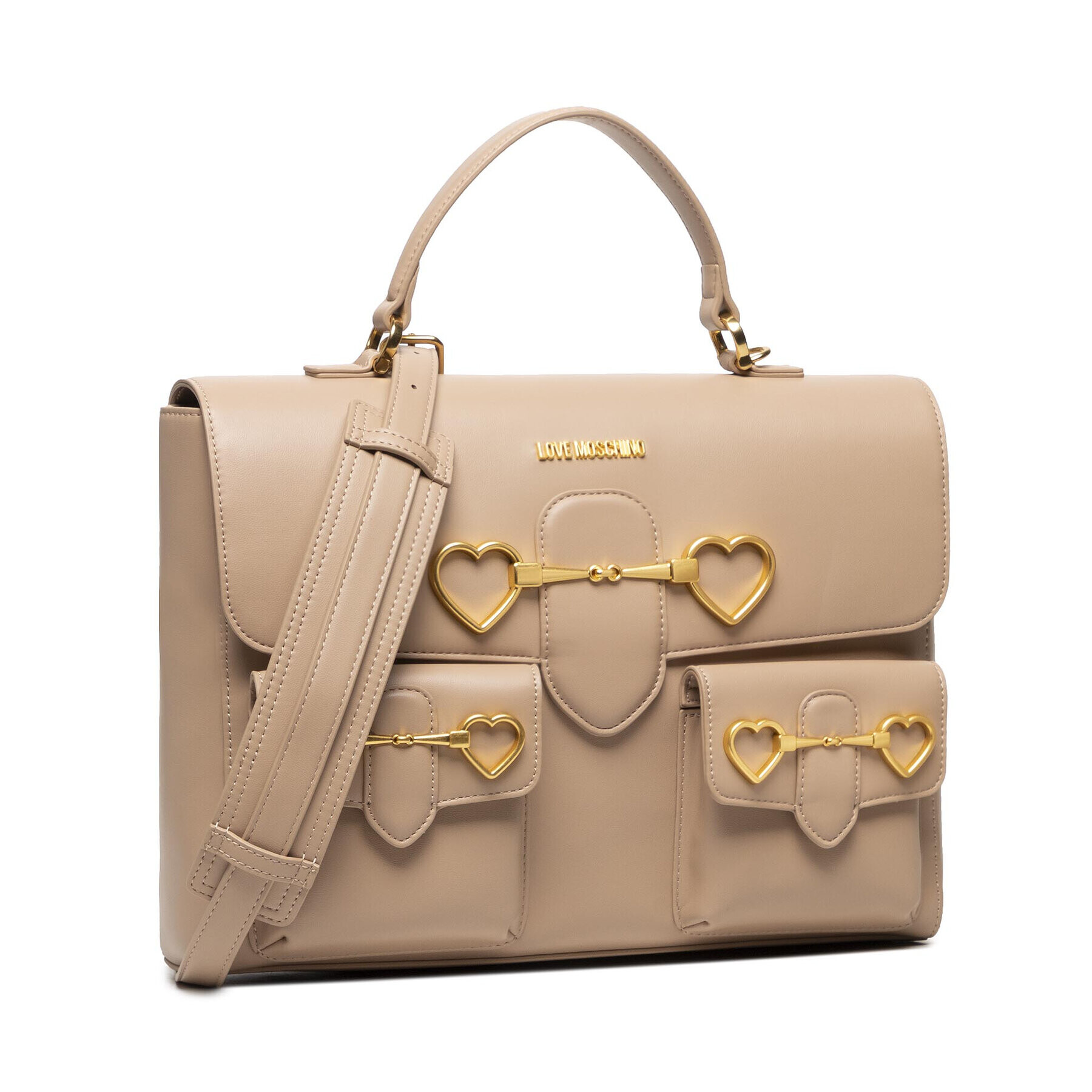 LOVE MOSCHINO Ročna torba JC4076PP1ELC0107 Bež - Pepit.si