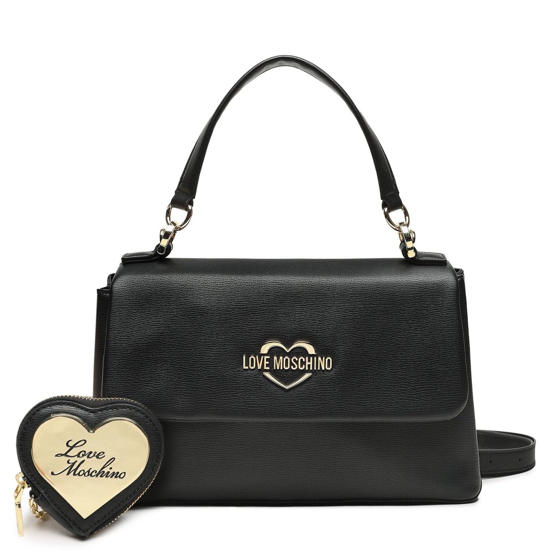 LOVE MOSCHINO Ročna torba JC4083PP1HLD0000 Črna - Pepit.si