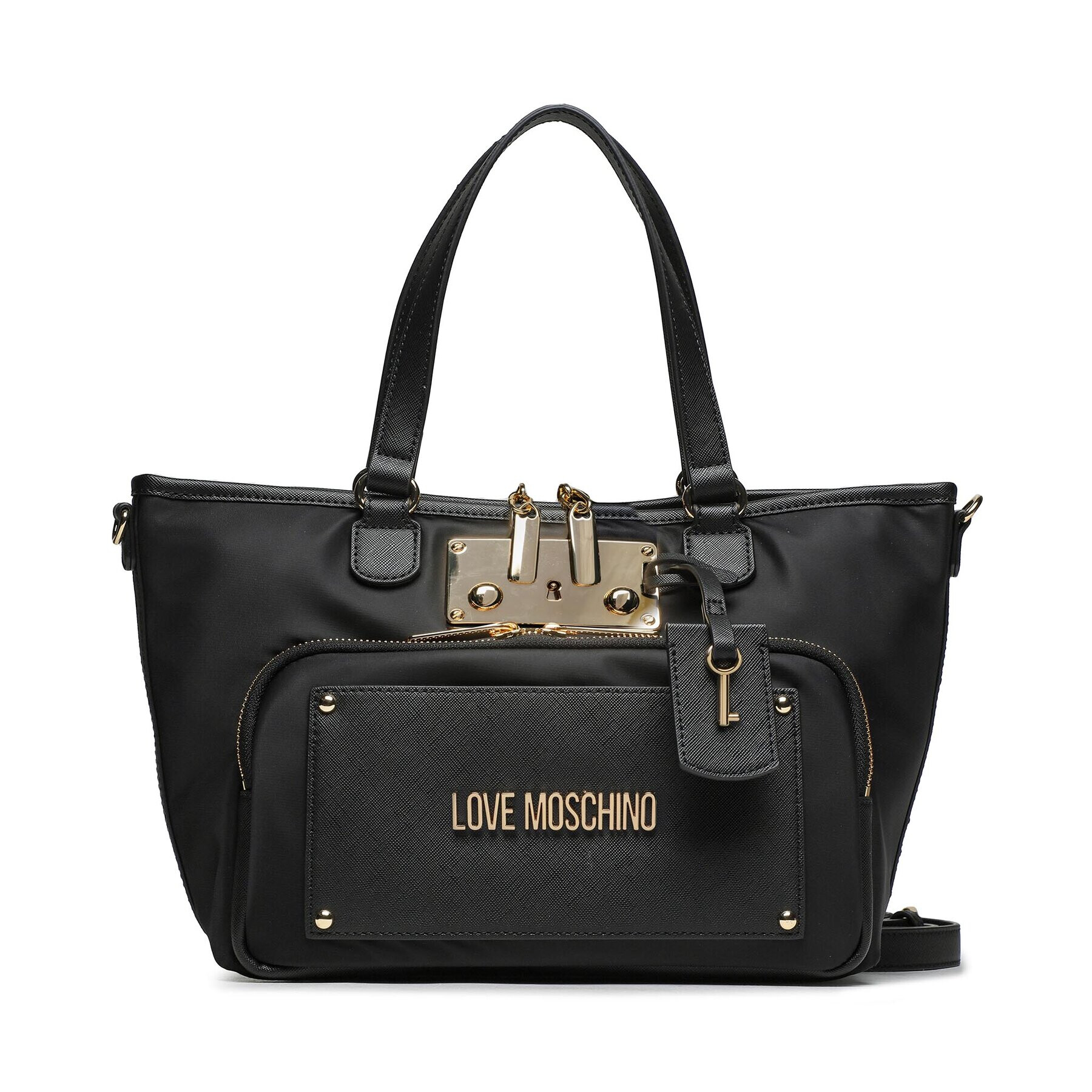 LOVE MOSCHINO Ročna torba JC4154PP1HLG100A Črna - Pepit.si