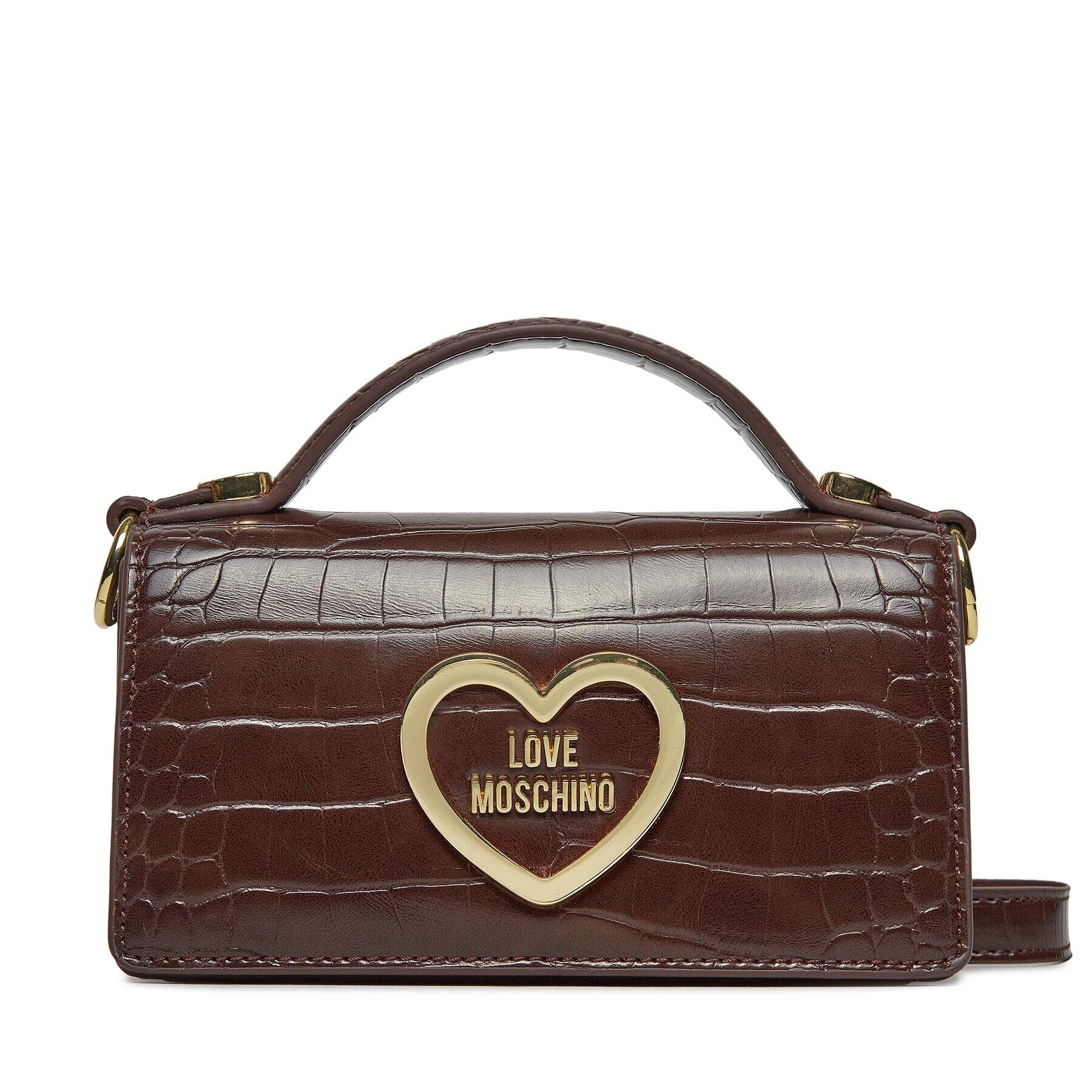 LOVE MOSCHINO Ročna torba JC4178PP0HKC0301 Rjava - Pepit.si