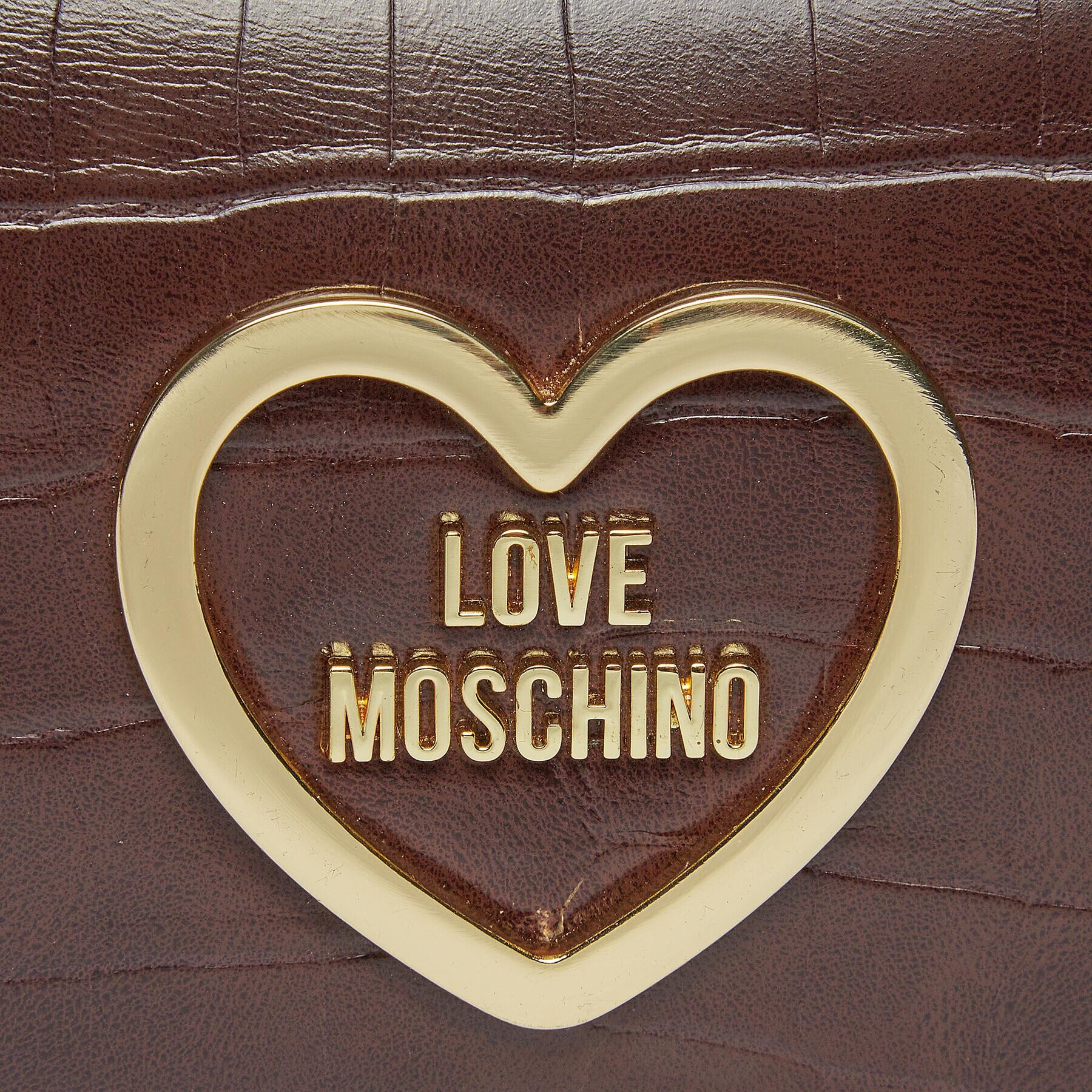 LOVE MOSCHINO Ročna torba JC4178PP0HKC0301 Rjava - Pepit.si