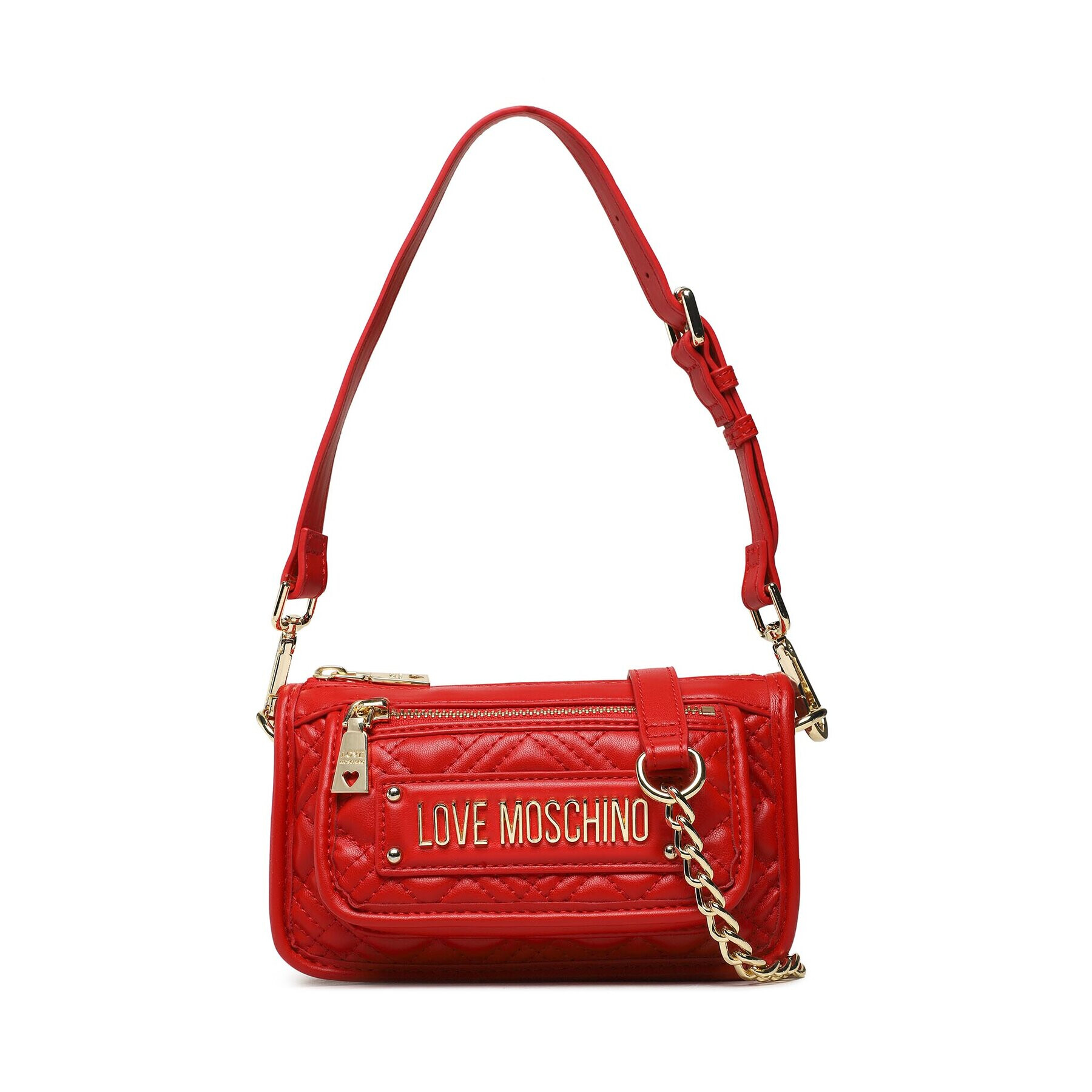 LOVE MOSCHINO Ročna torba JC4250PP0GLA0500 Rdeča - Pepit.si