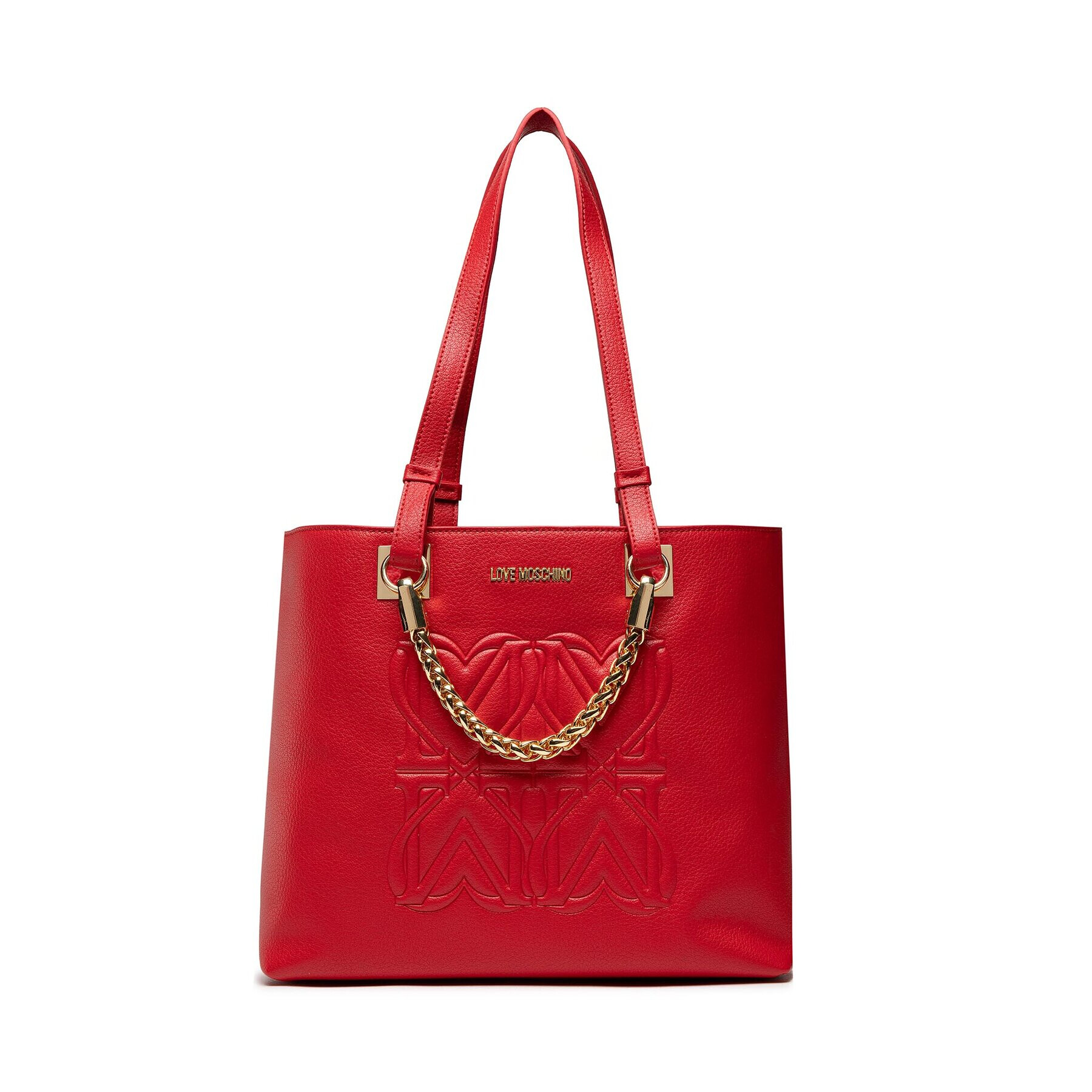 LOVE MOSCHINO Ročna torba JC4332PP0FKC0500 Rdeča - Pepit.si