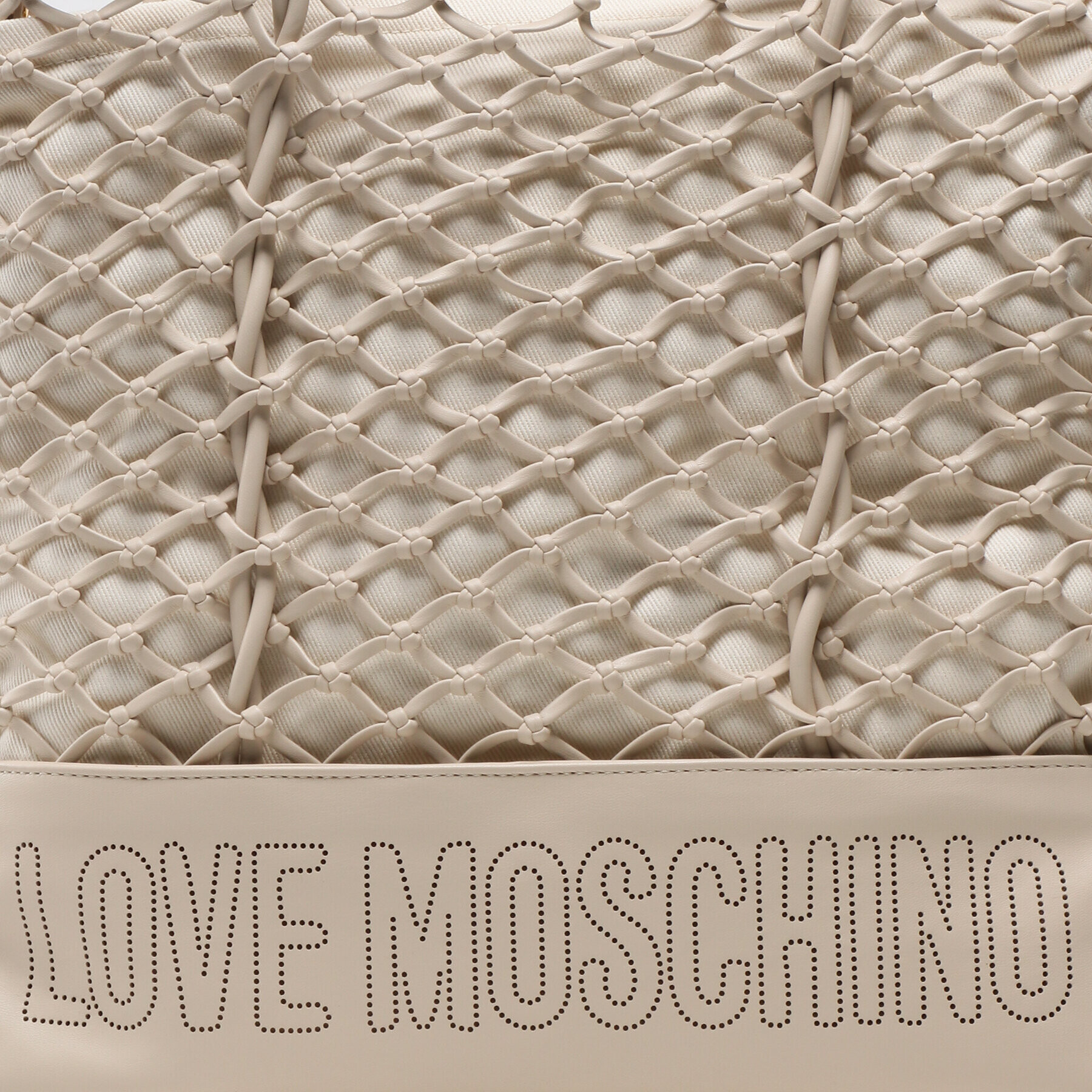 LOVE MOSCHINO Ročna torba JC4338PP0GKH110B Bež - Pepit.si