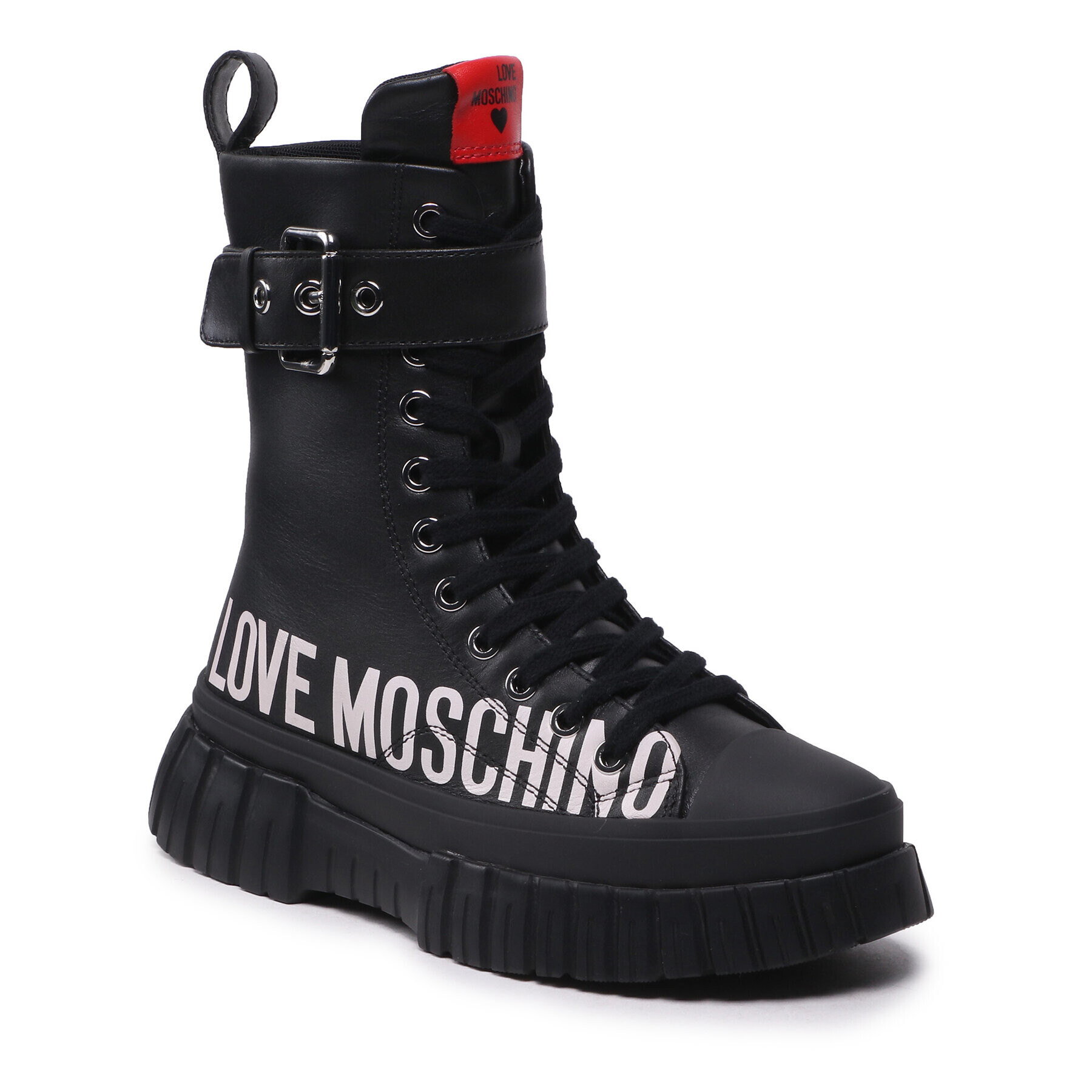 LOVE MOSCHINO Škornji JA15695G1HIA0000 Črna - Pepit.si