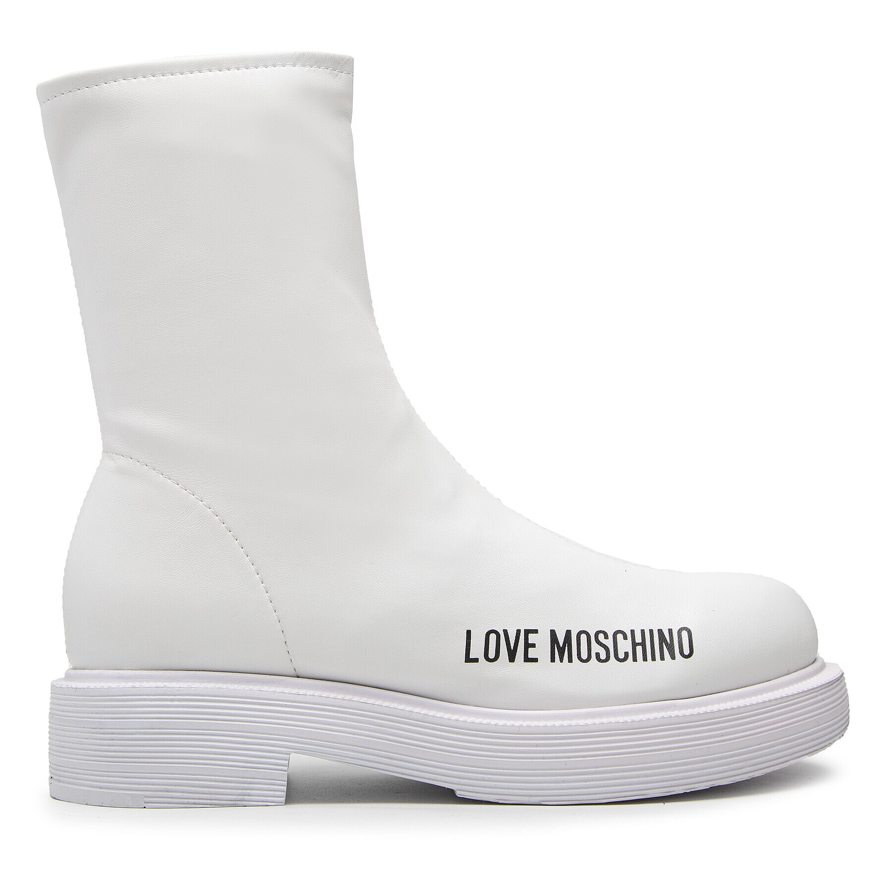 LOVE MOSCHINO Škornji JA24354G1FIEZ100 Bela - Pepit.si