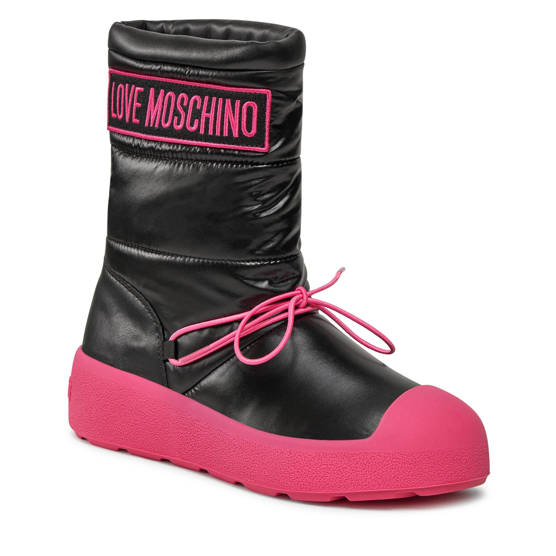 LOVE MOSCHINO Škornji za sneg JA15855H0HIN000C Črna - Pepit.si