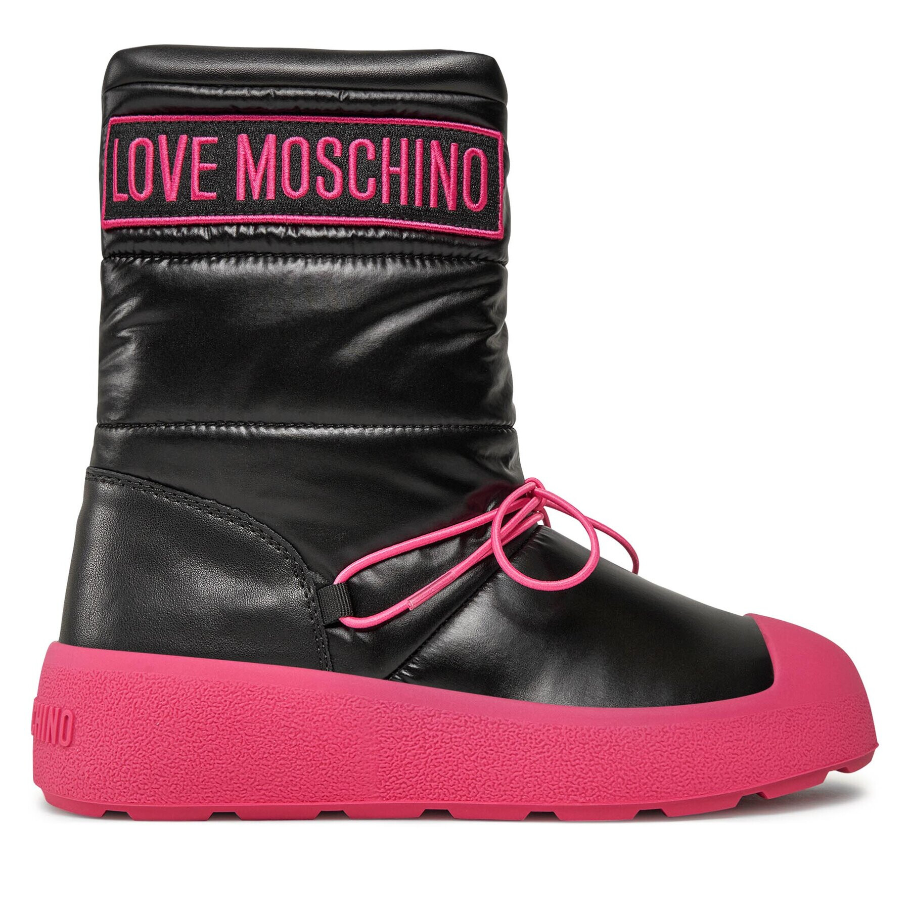 LOVE MOSCHINO Škornji za sneg JA15855H0HIN000C Črna - Pepit.si