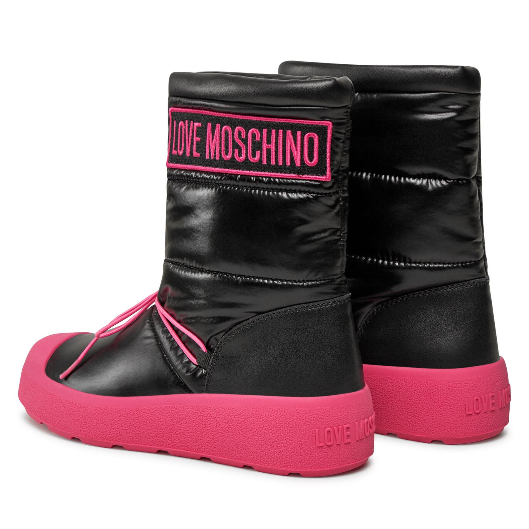 LOVE MOSCHINO Škornji za sneg JA15855H0HIN000C Črna - Pepit.si