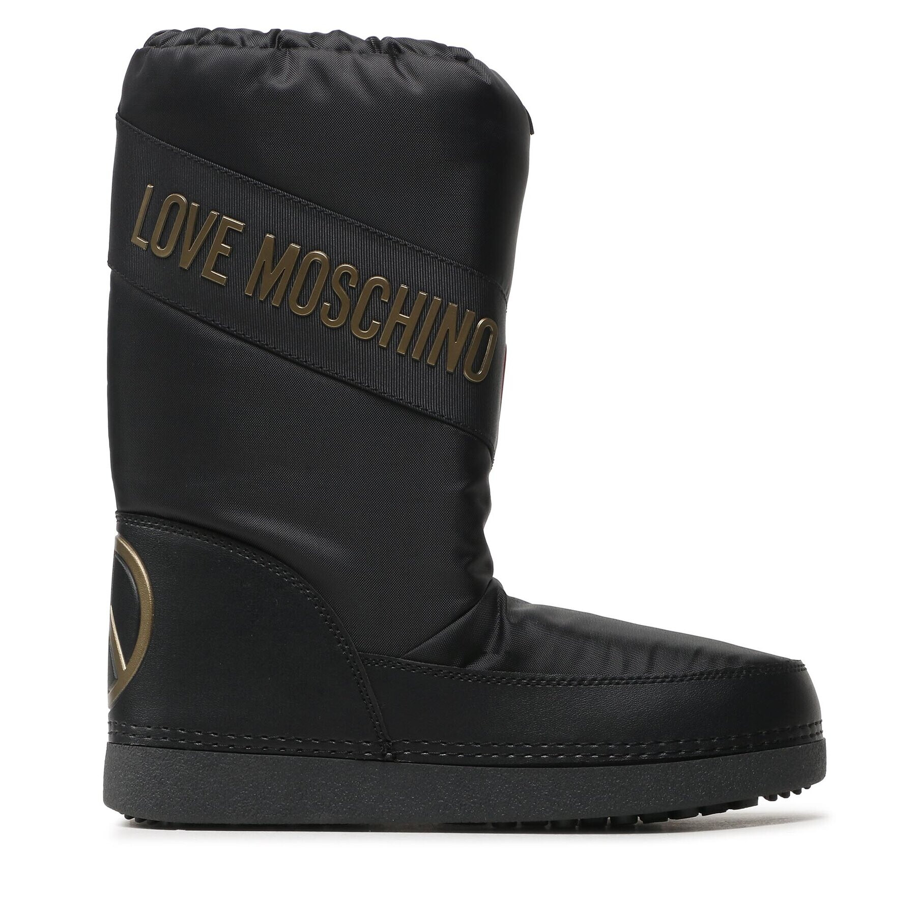 LOVE MOSCHINO Škornji za sneg JA24032G1HISY000 Črna - Pepit.si