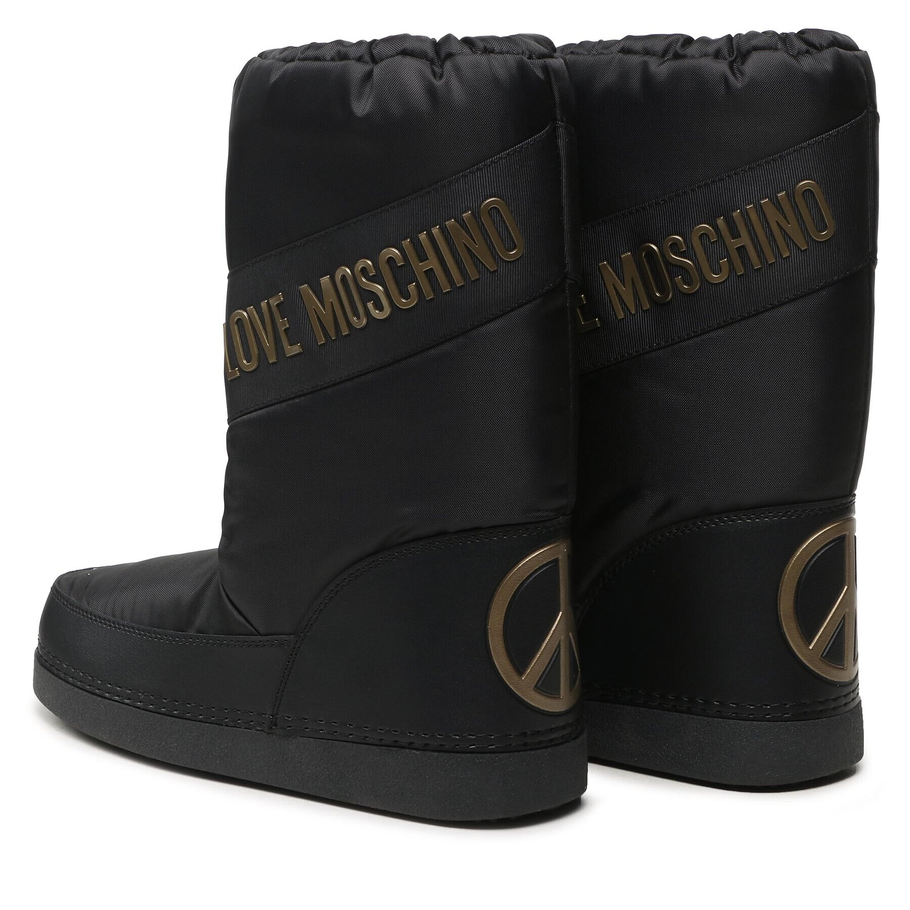 LOVE MOSCHINO Škornji za sneg JA24032G1HISY000 Črna - Pepit.si